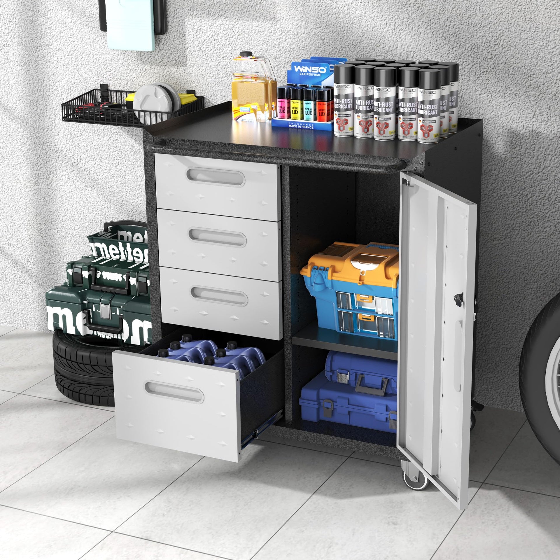 Metal Storage Cabinet for Garage