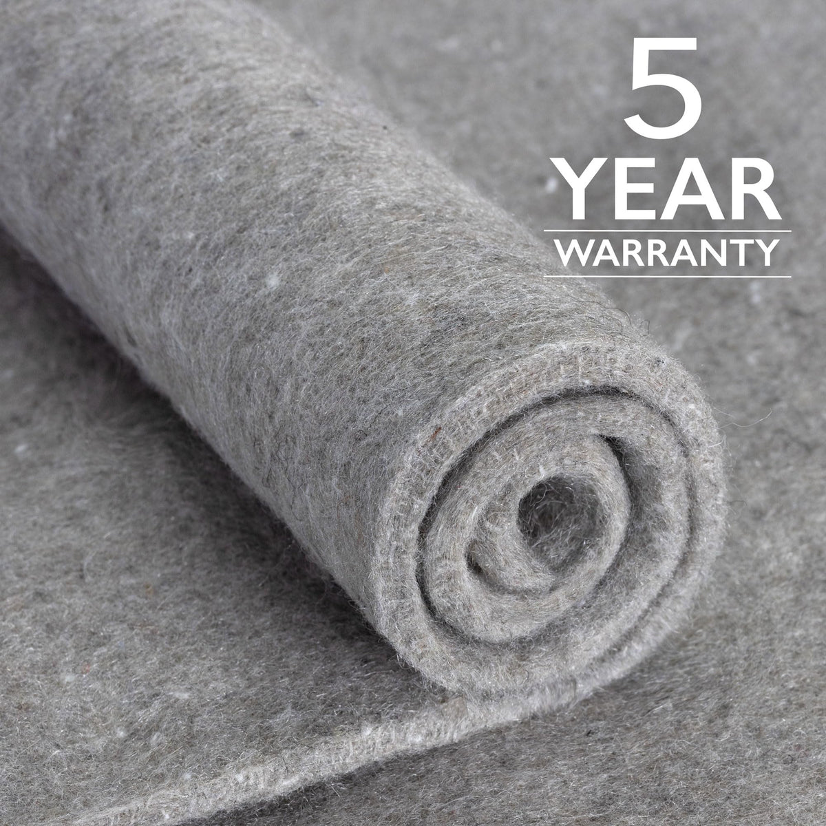 Eco-Plush - 8'10" x 11'10" - 3/8" Thick - 100% Felt - Extra Cushioned Rug Pad - Available in 3 Thicknesses, Many Custom Sizes