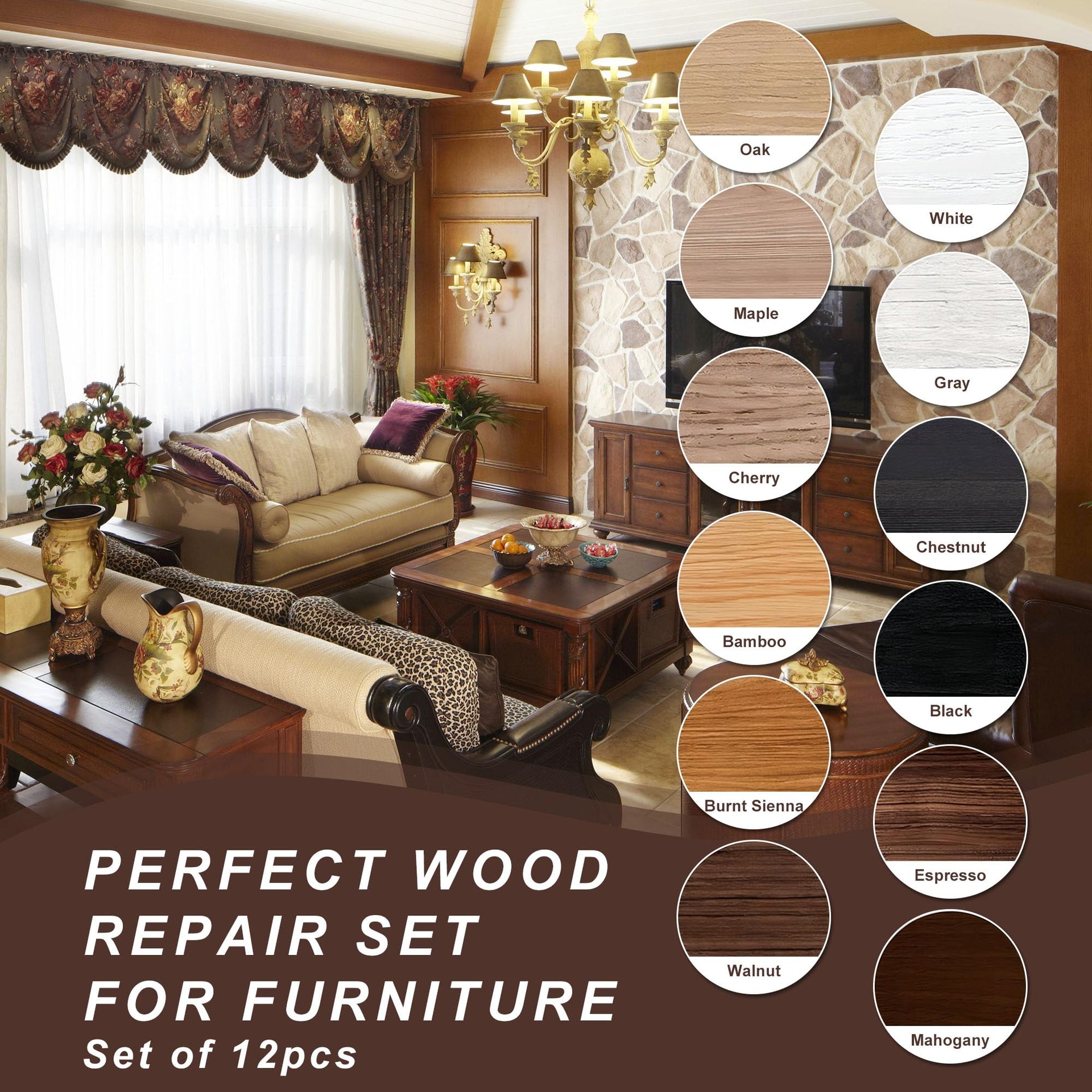 Wood Furniture Repair Kit