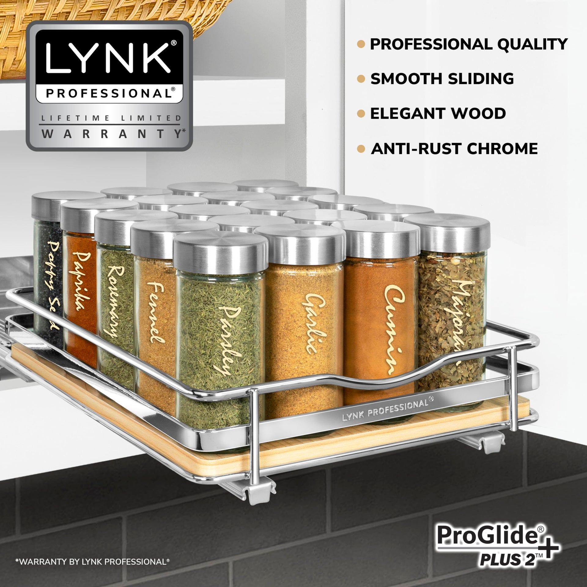 lite™ Pull Out Spice Organization for Cabinets