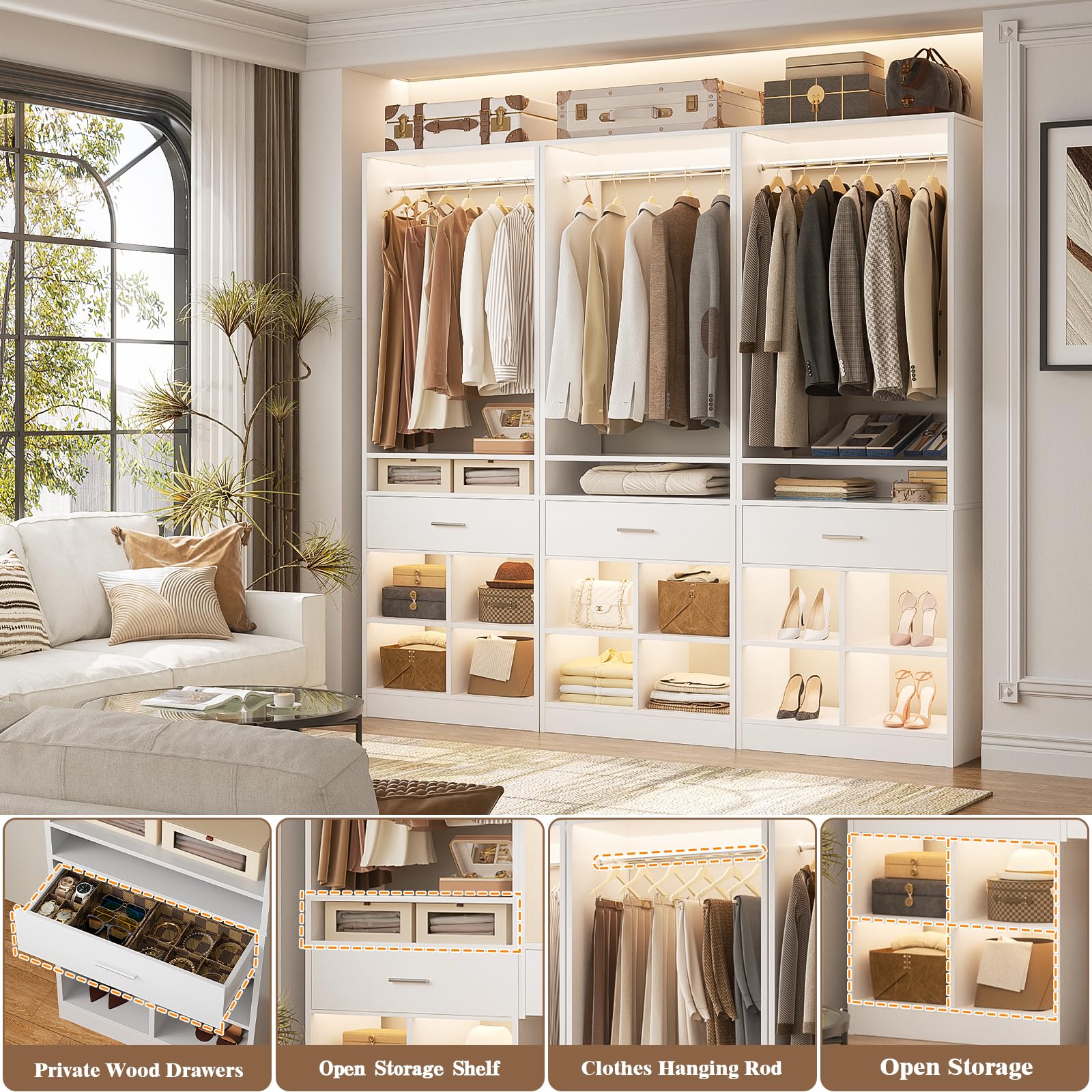 50" Closet System