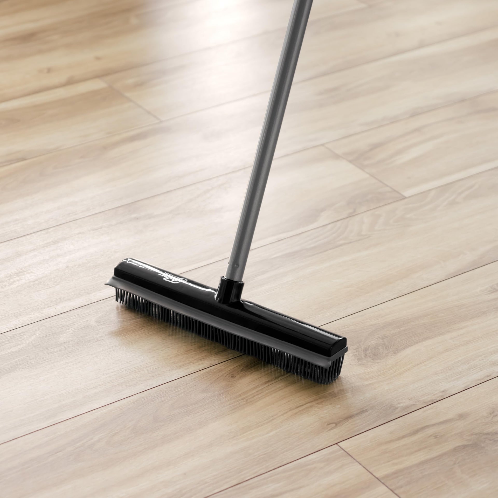 Rubber Broom for Carpets Floors Stairs Upholstery