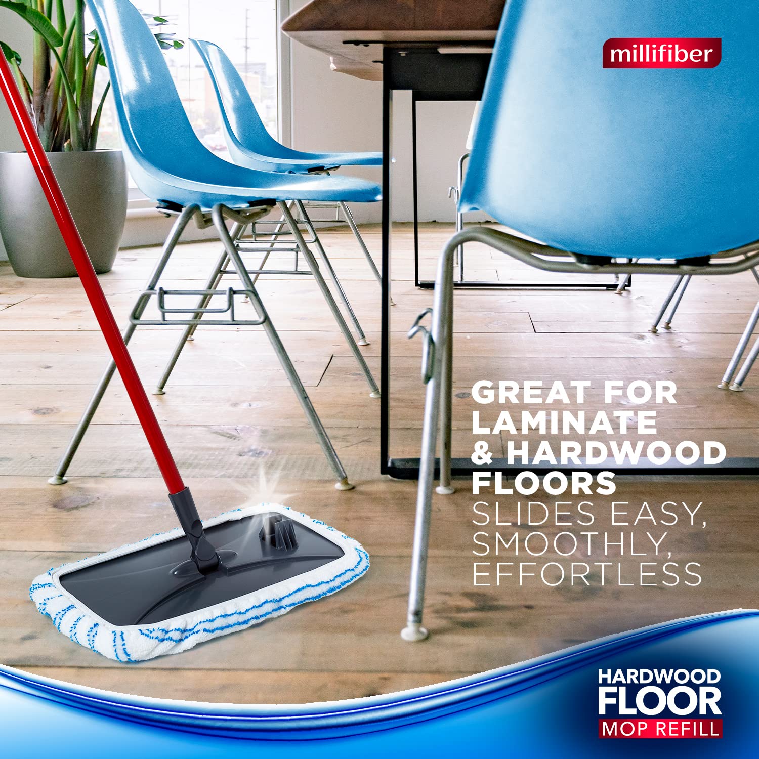 Microfiber Mop Refills 15x8 Inches (6 Count)