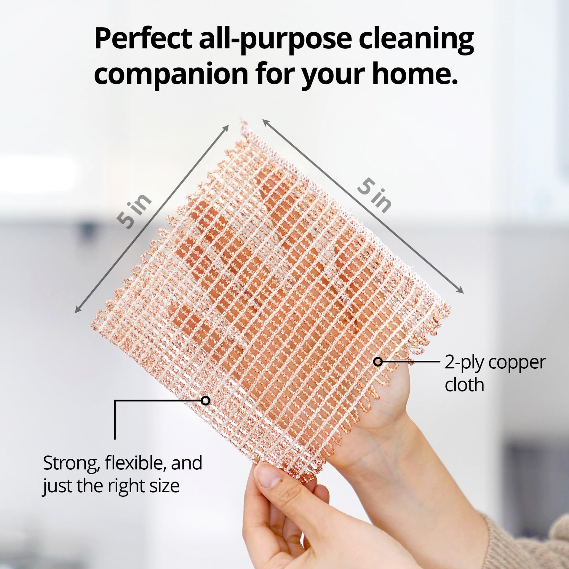 Copper Scrubbing Pads 3 Pack (3 Count)