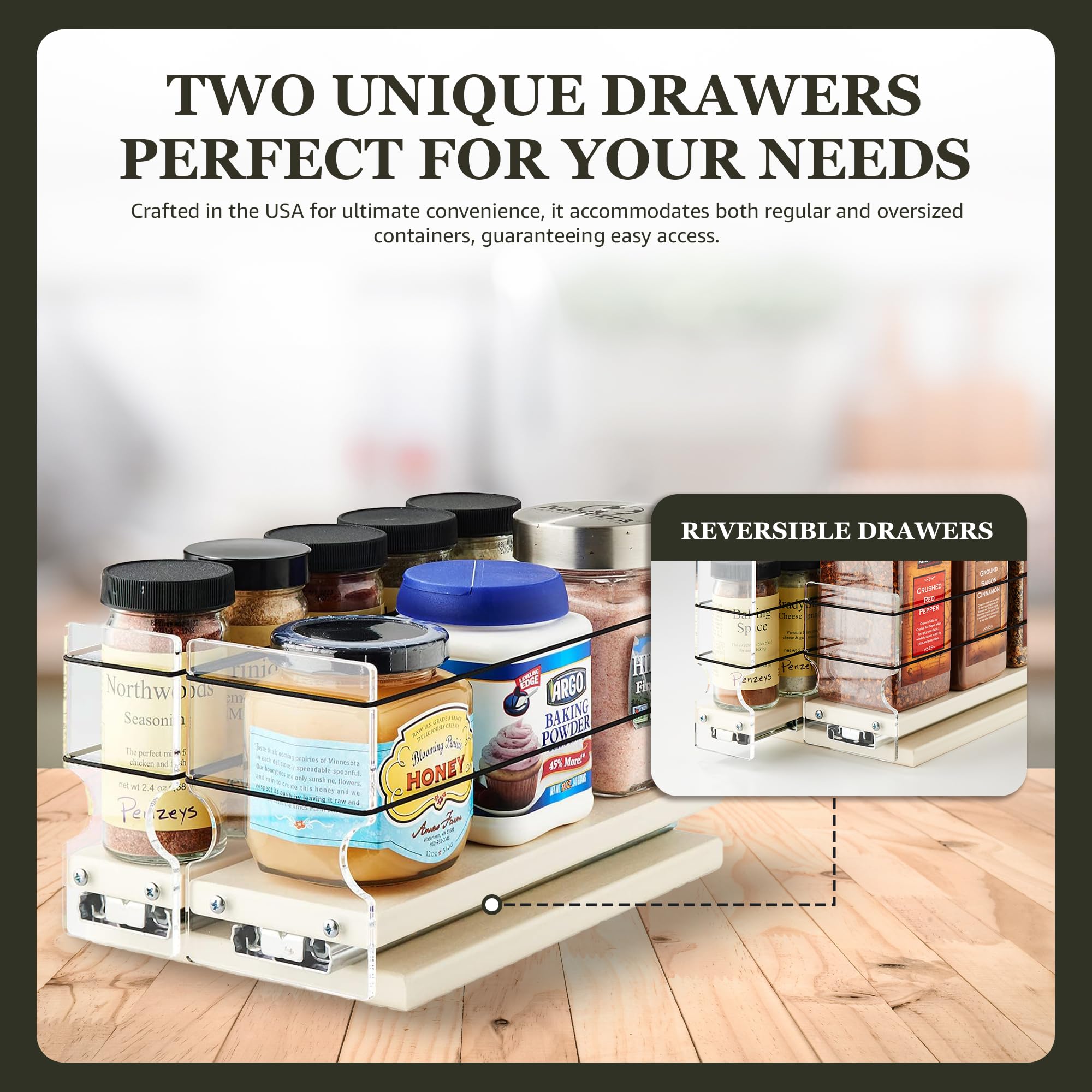 Combo Spice Rack Drawer