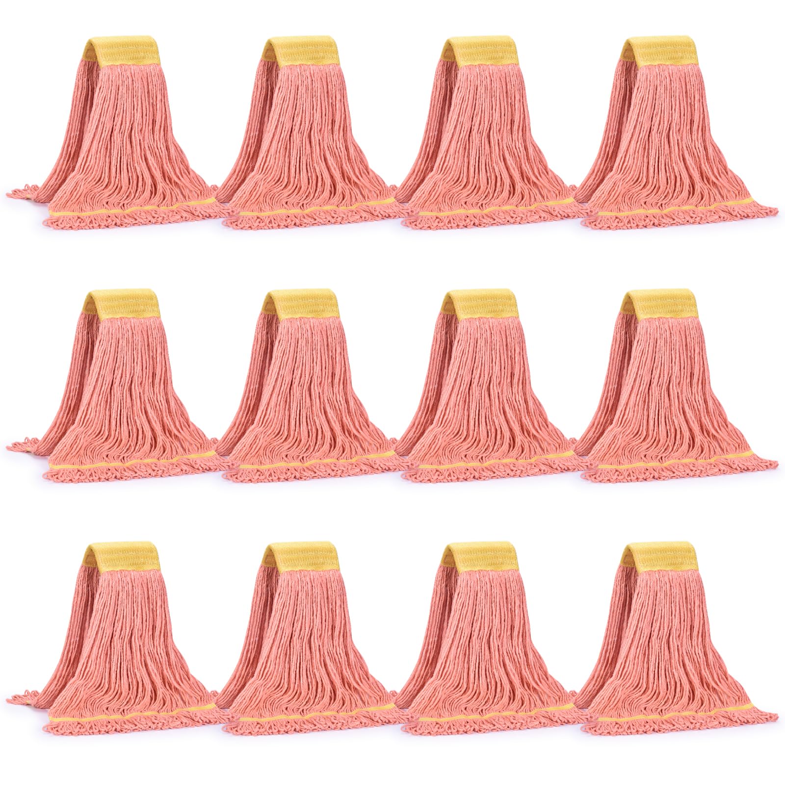 Matthew Cleaning Commercial Mop Head Replacement (12 Count)