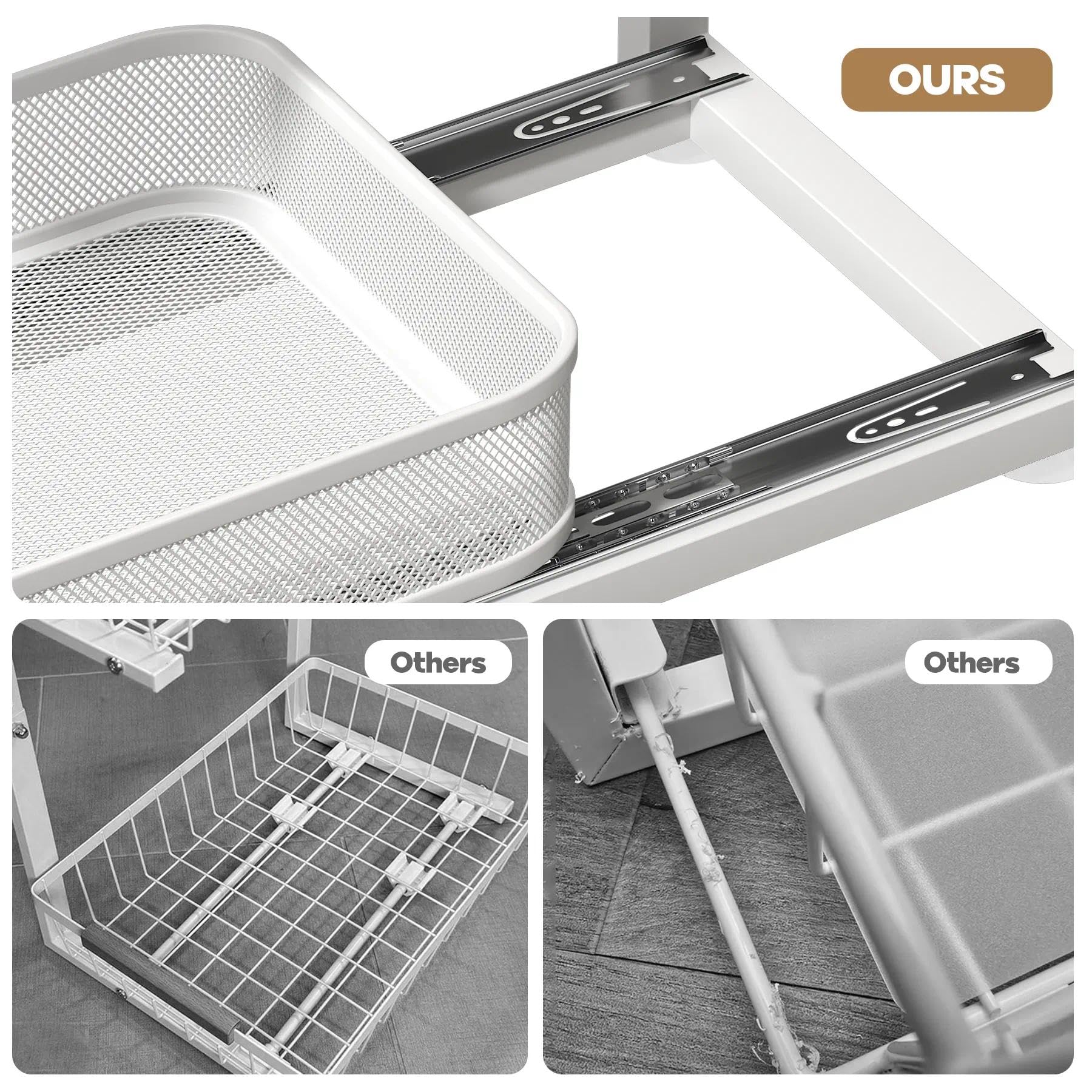 2 Pack 21.3 IN Depth Under Sink Organizer With Next (2 Count)