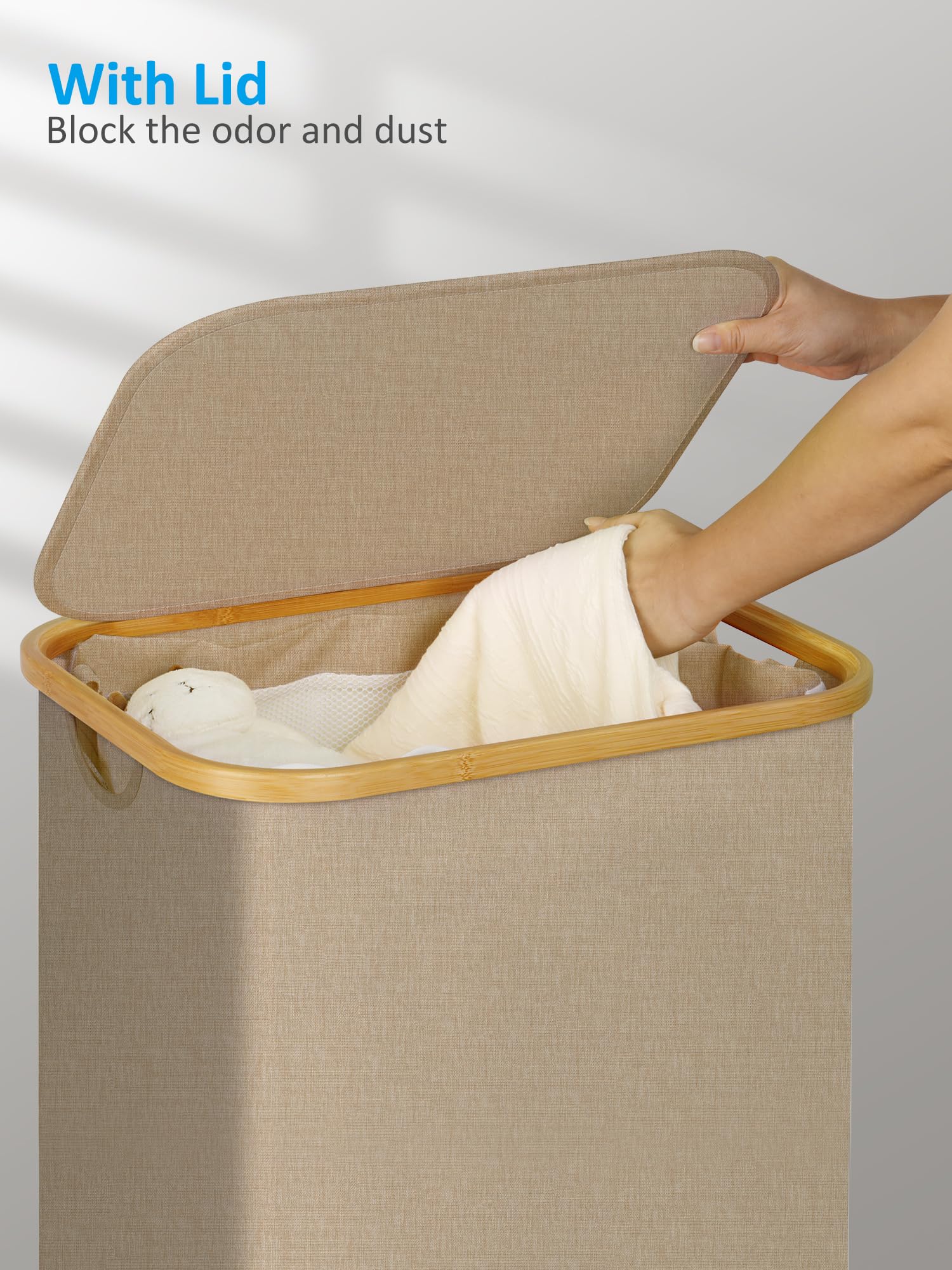 Laundry Basket with Wheels