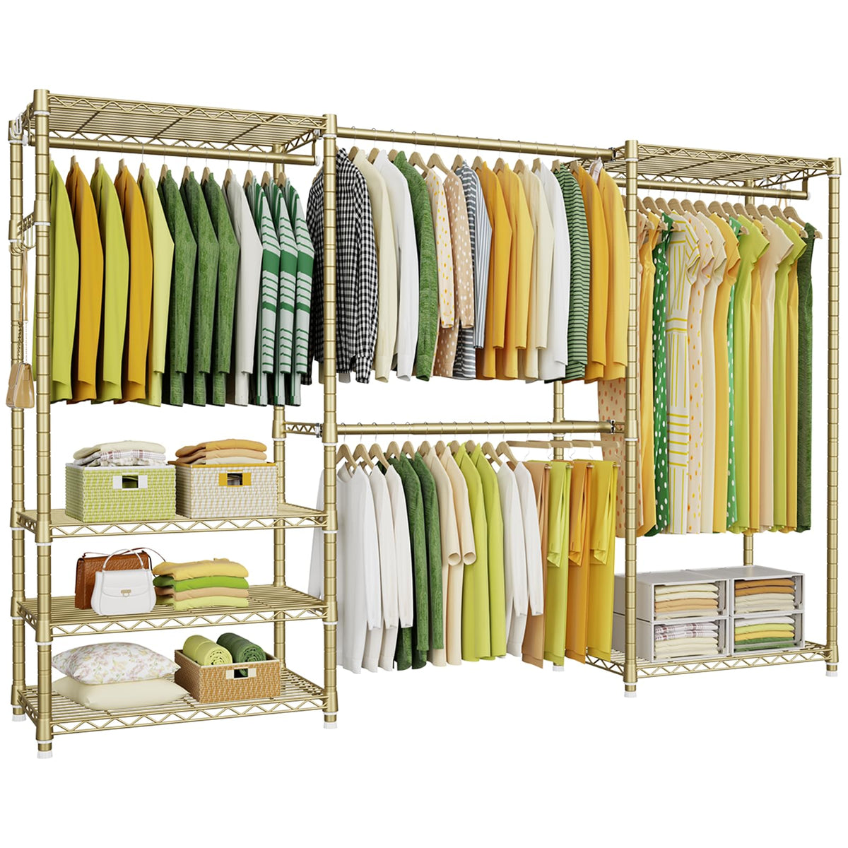 E1 Heavy Duty Closet Garment Rack