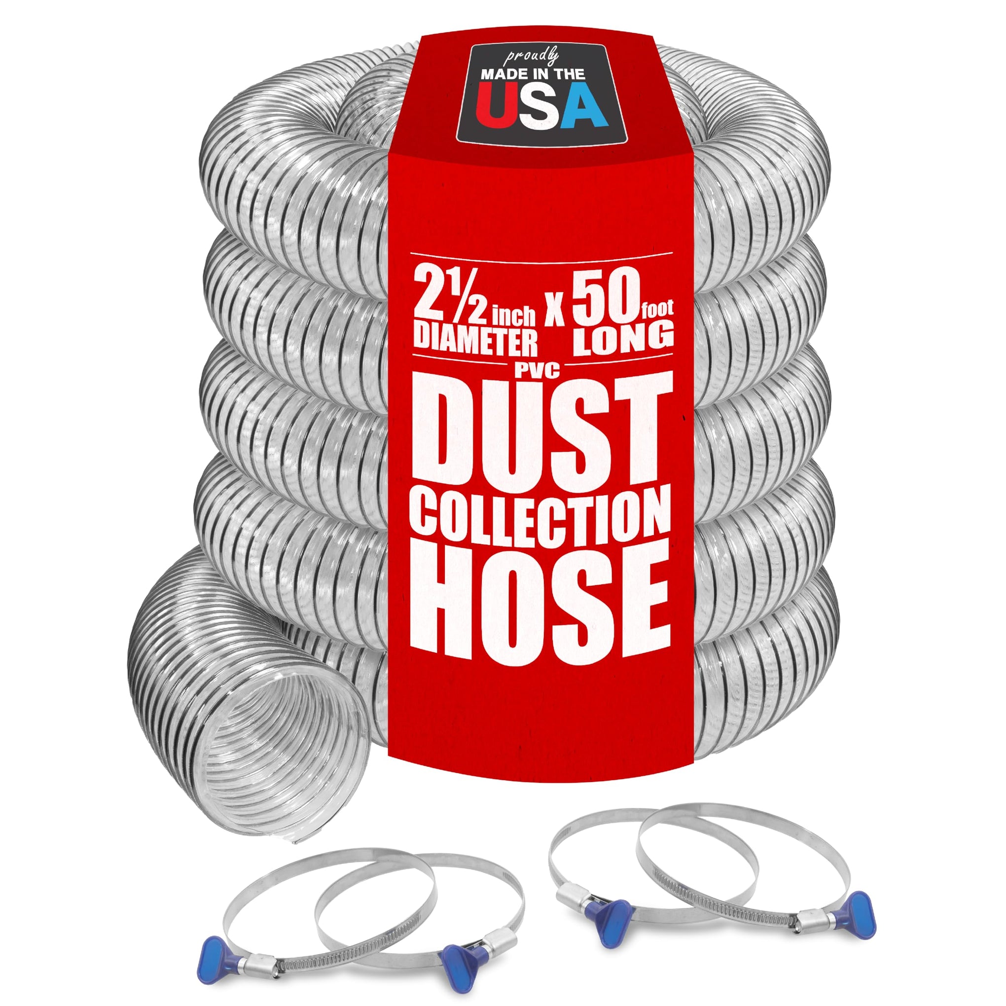 PVC Dust Collection Hose w (3 Count)