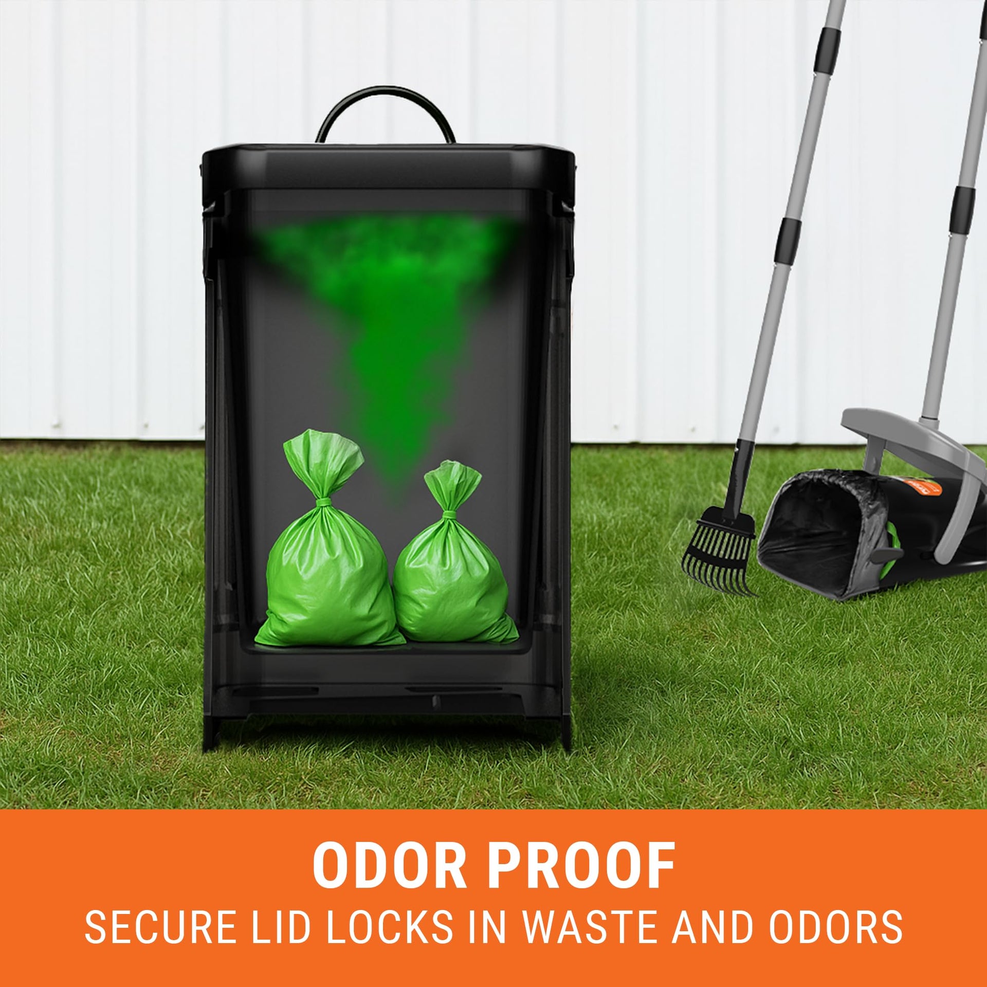 Dog Poop Trash Can Outside (30 Count)