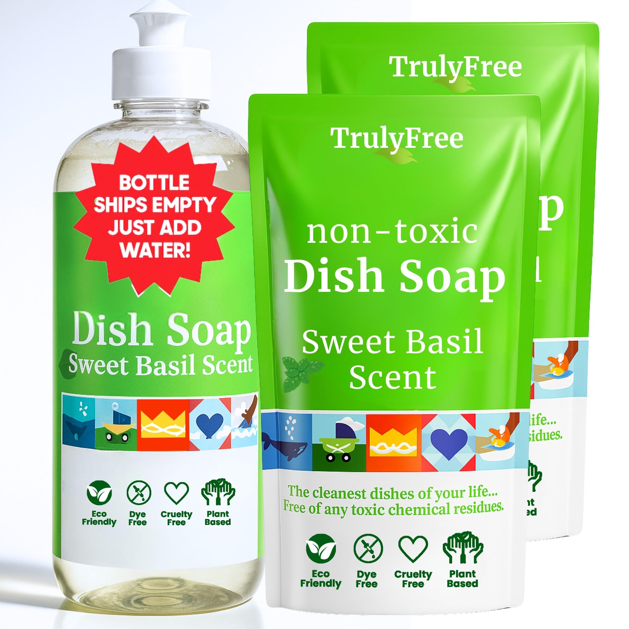Non Toxic Dish Soap Kit (16 Fl Oz)