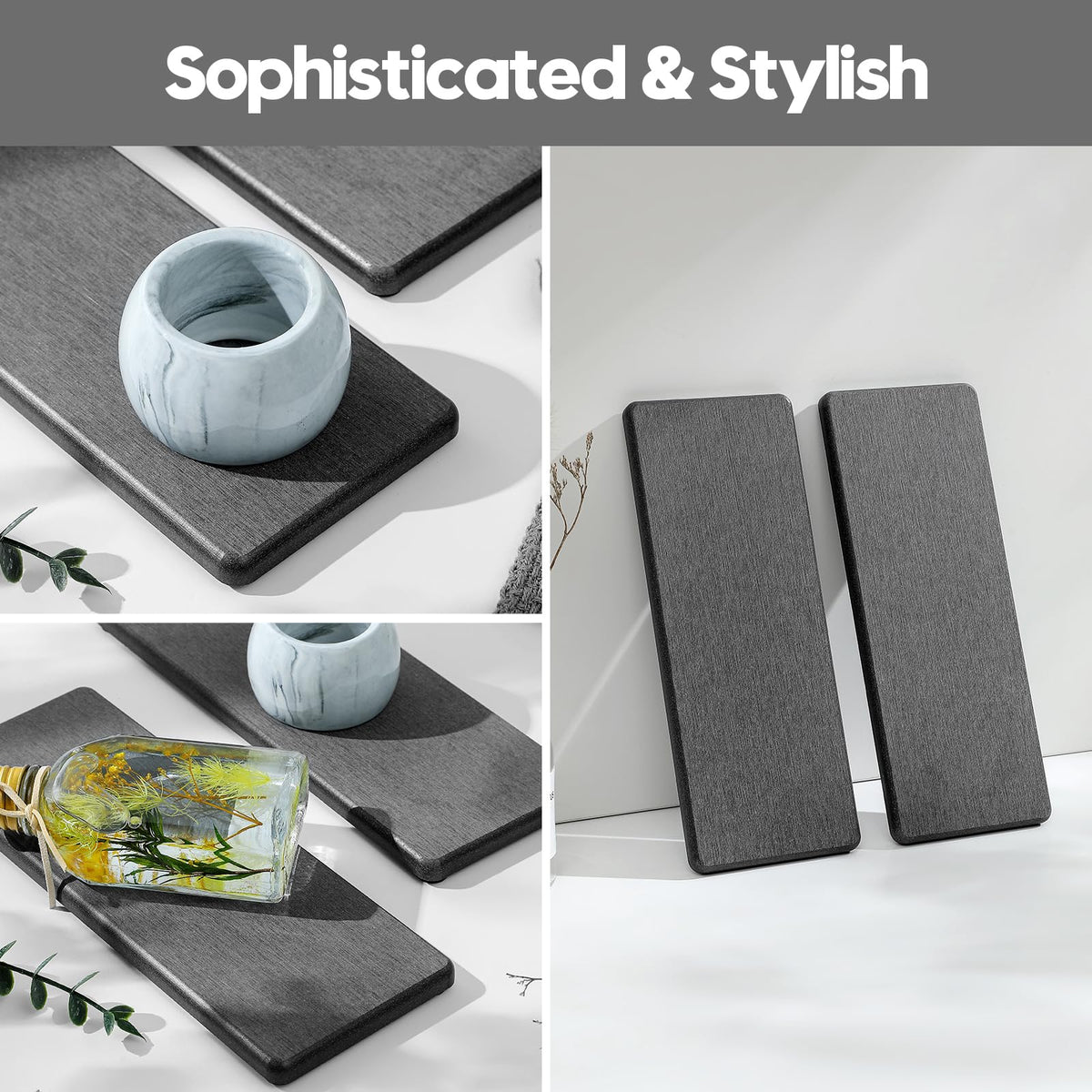 2PCS Bathroom Trays (2 Count)