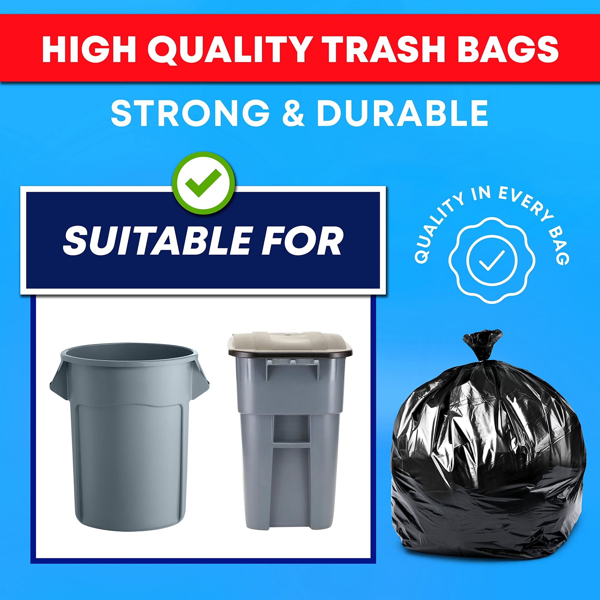 45 Gallon Trash Bags (100 Count)