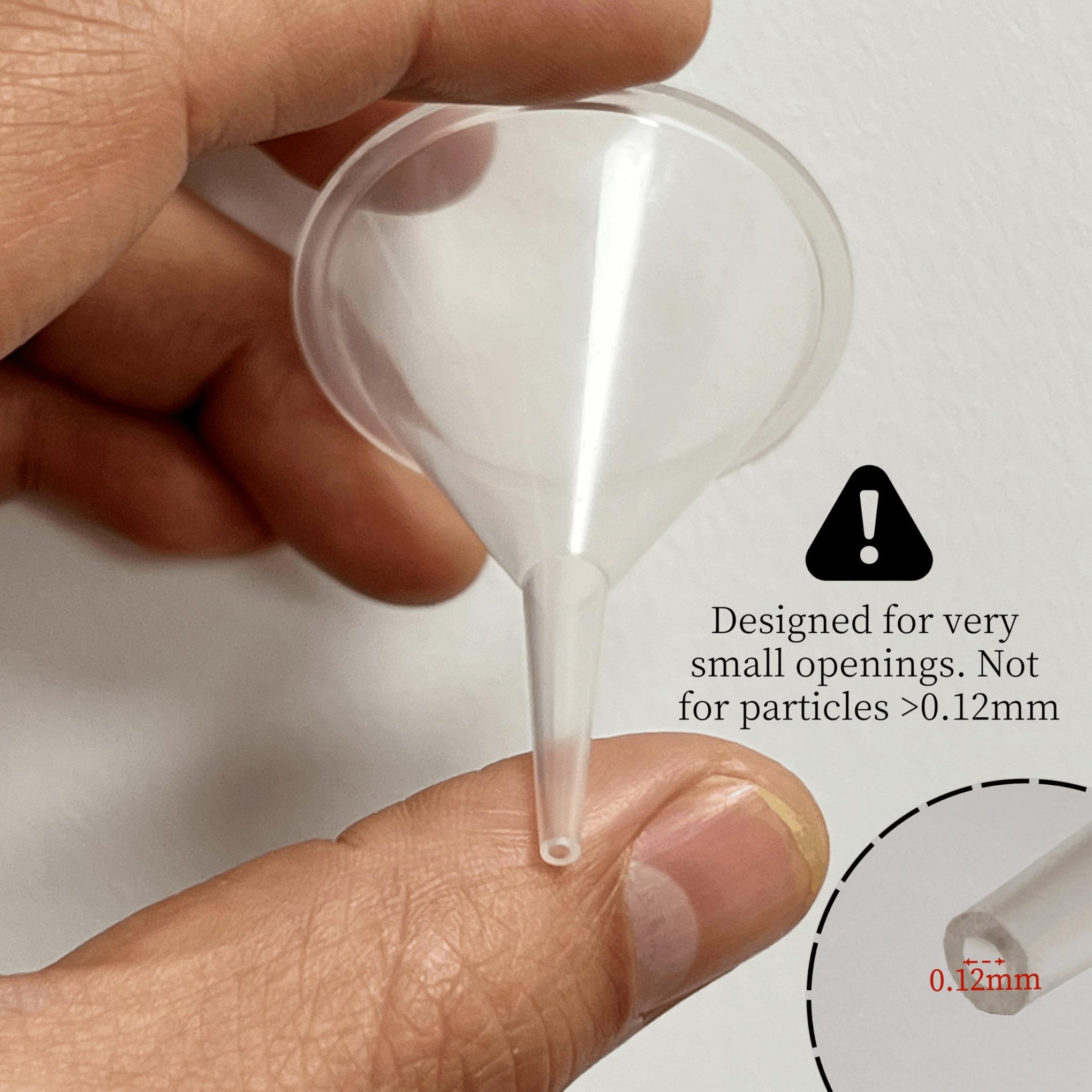 12 Pcs Tiny Funnel & Mini Funnel Narrow Neck for Essential Oils