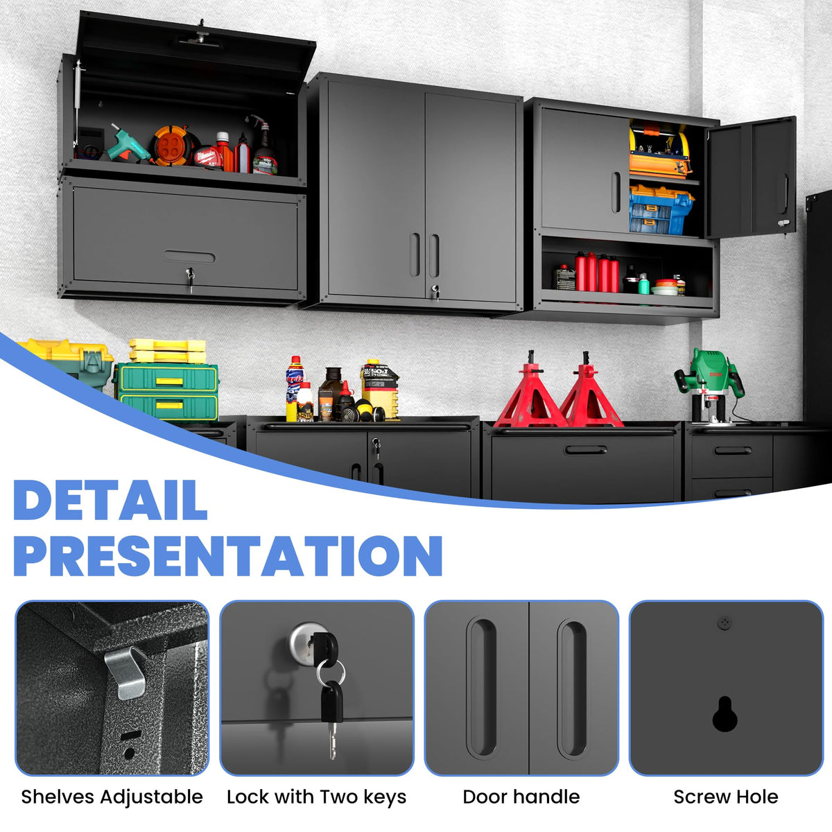 Metal Storage Cabinet for Garage