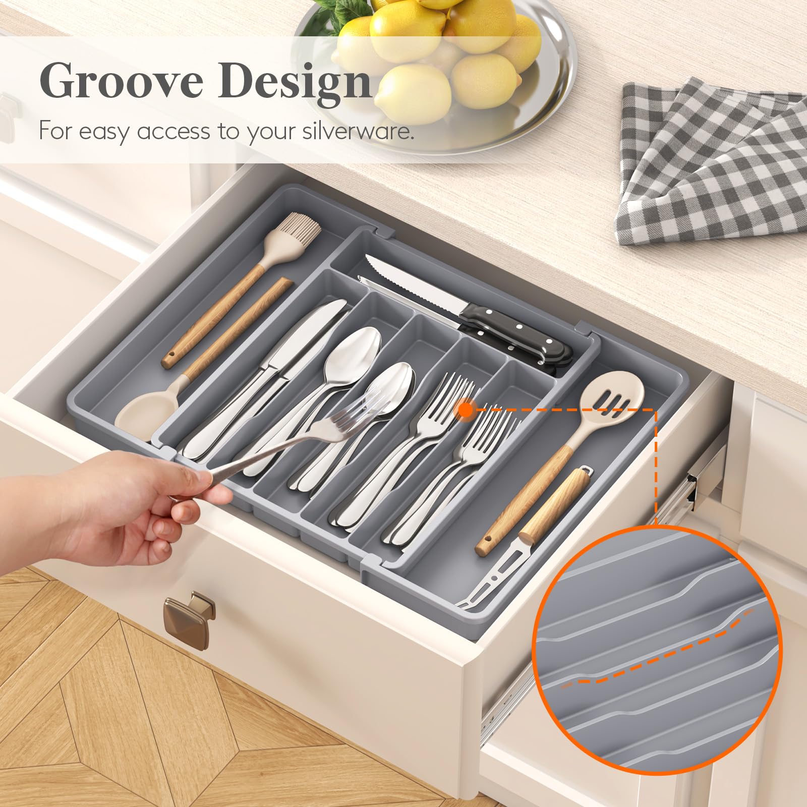 Silverware Drawer Organizer