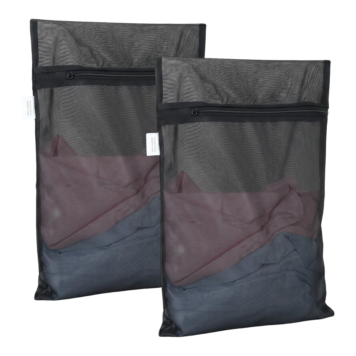 2 Pack Durable Mesh Laundry Bags for Delicates 12x16 Inches (2 Count)