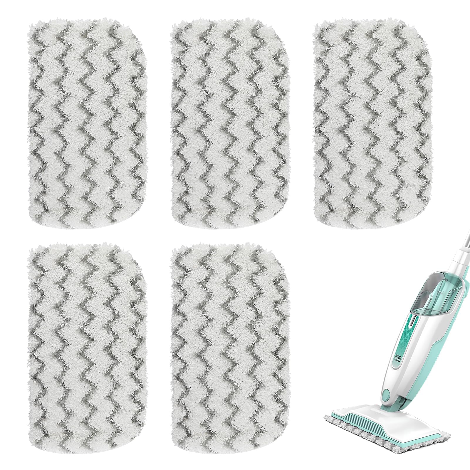 S1000 S2001 Steam Mop Replacement Pads for Shark Steam Mop S1000 S1000A S1000C S1000WM S10001C S1200 & S2001 SteamSpot Steam Mop