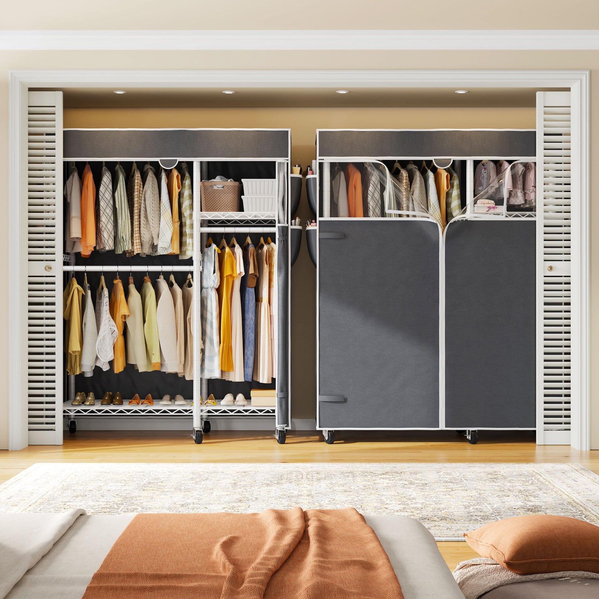 Clothes Rack with Cover