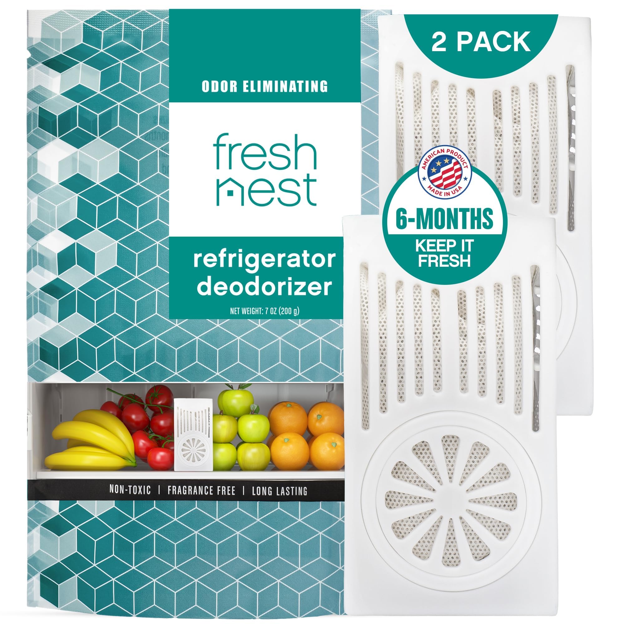 Refrigerator Deodorizer with Zeolites (2 Count)