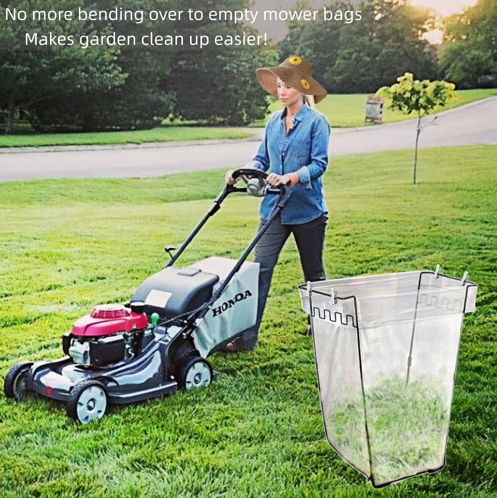 Garden Trash Bag Holder