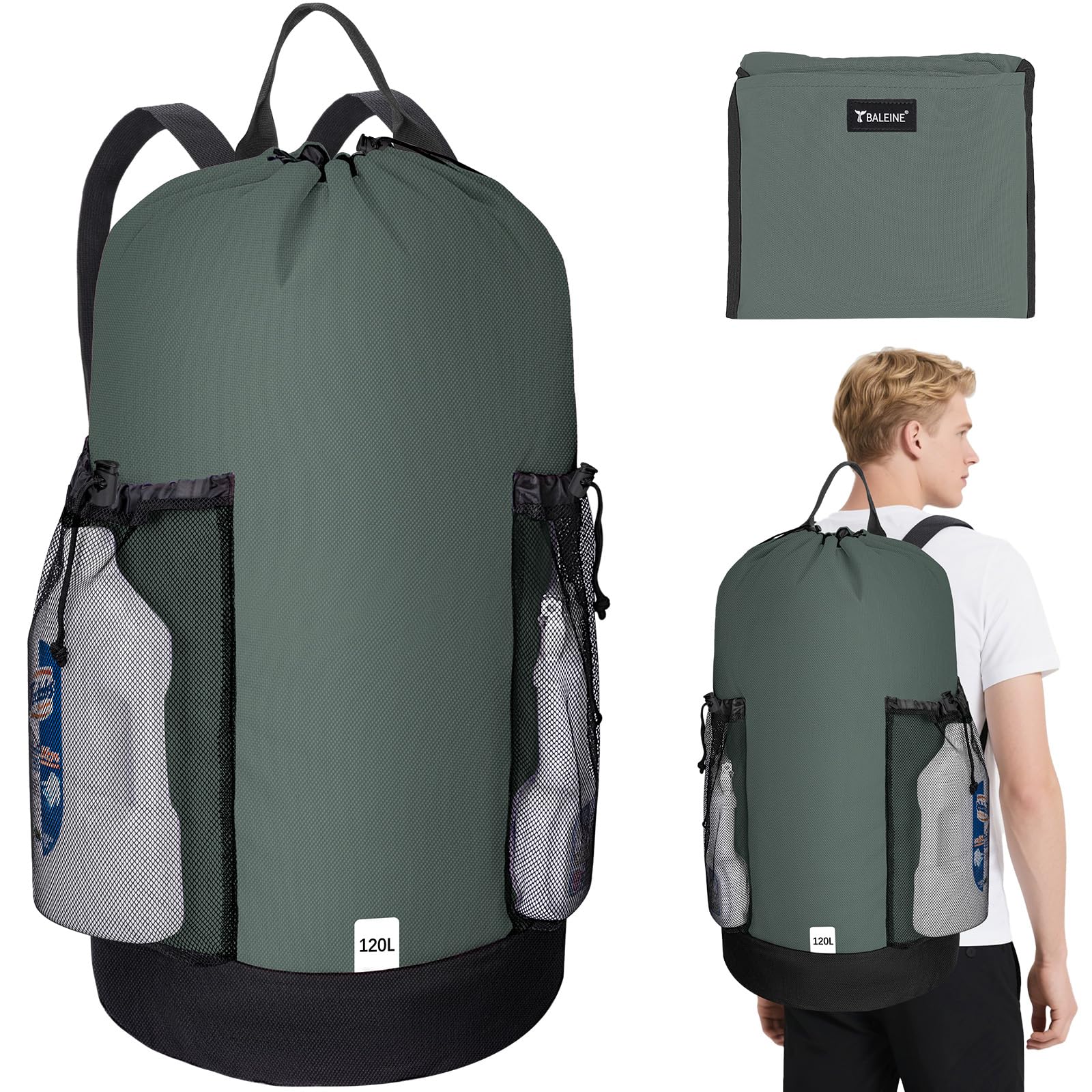 120L Laundry Bag Backpack
