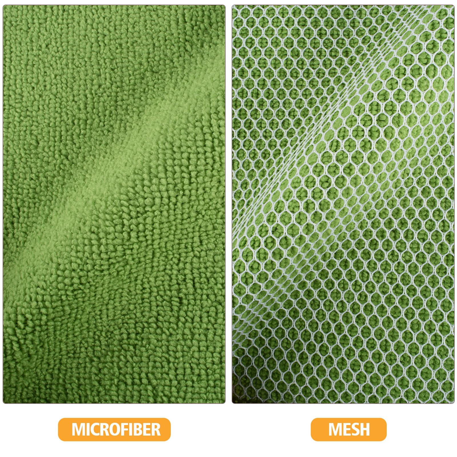 Dish Cloths for Washing Dishes with Scrub Side (9 Count)