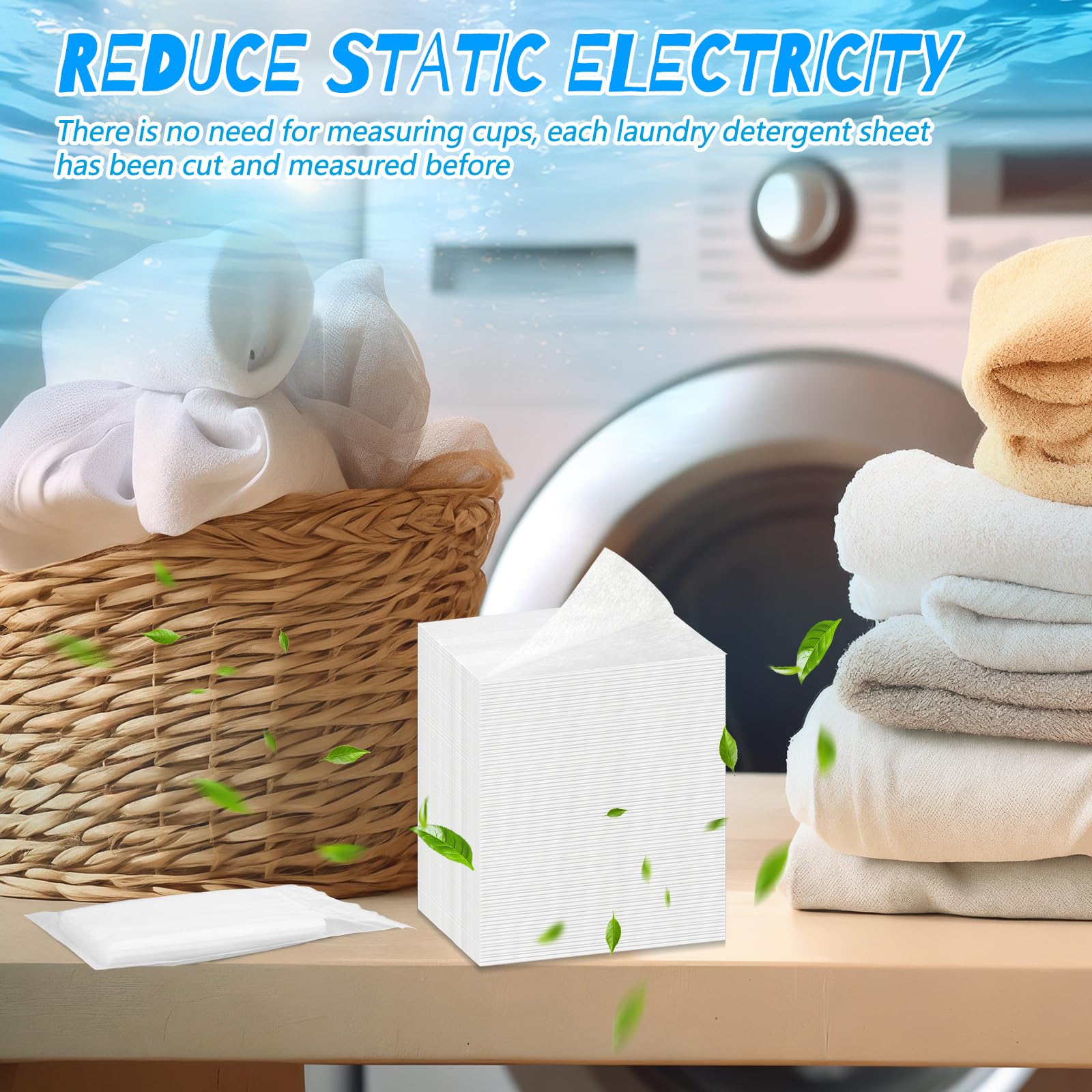 600 Count Dryer Sheets Bulk Fabric Softener Ocean Breeze Scent Dryer Sheets Naturally Softens and Removes Static Cling