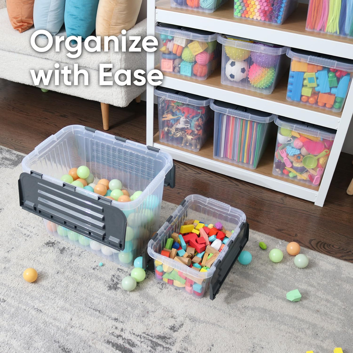 Storage Bins with Lids
