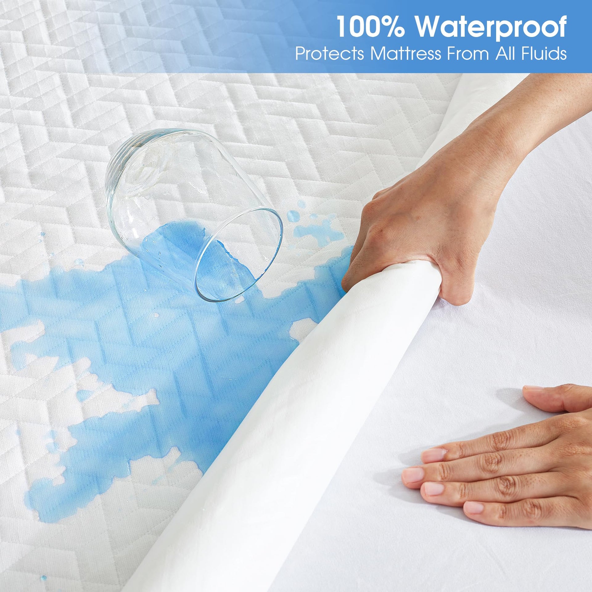 100% Waterproof Mattress Protector King Size