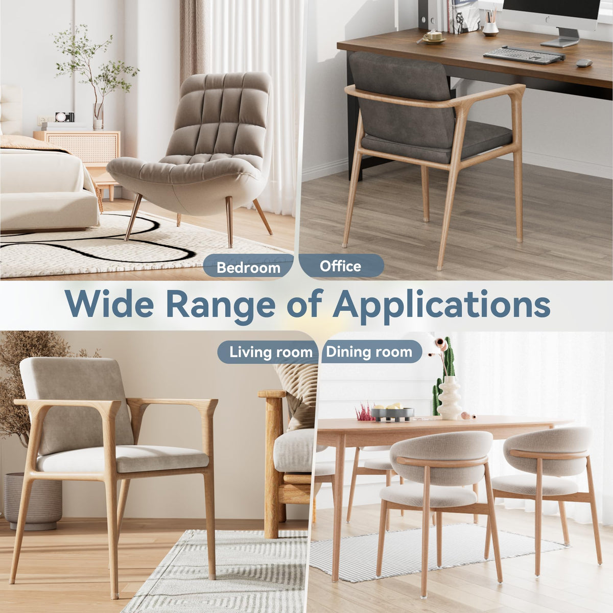 24PCS Extra Small Silicone Chair Leg Floor Protectors for Hardwood Floors (24 Count)