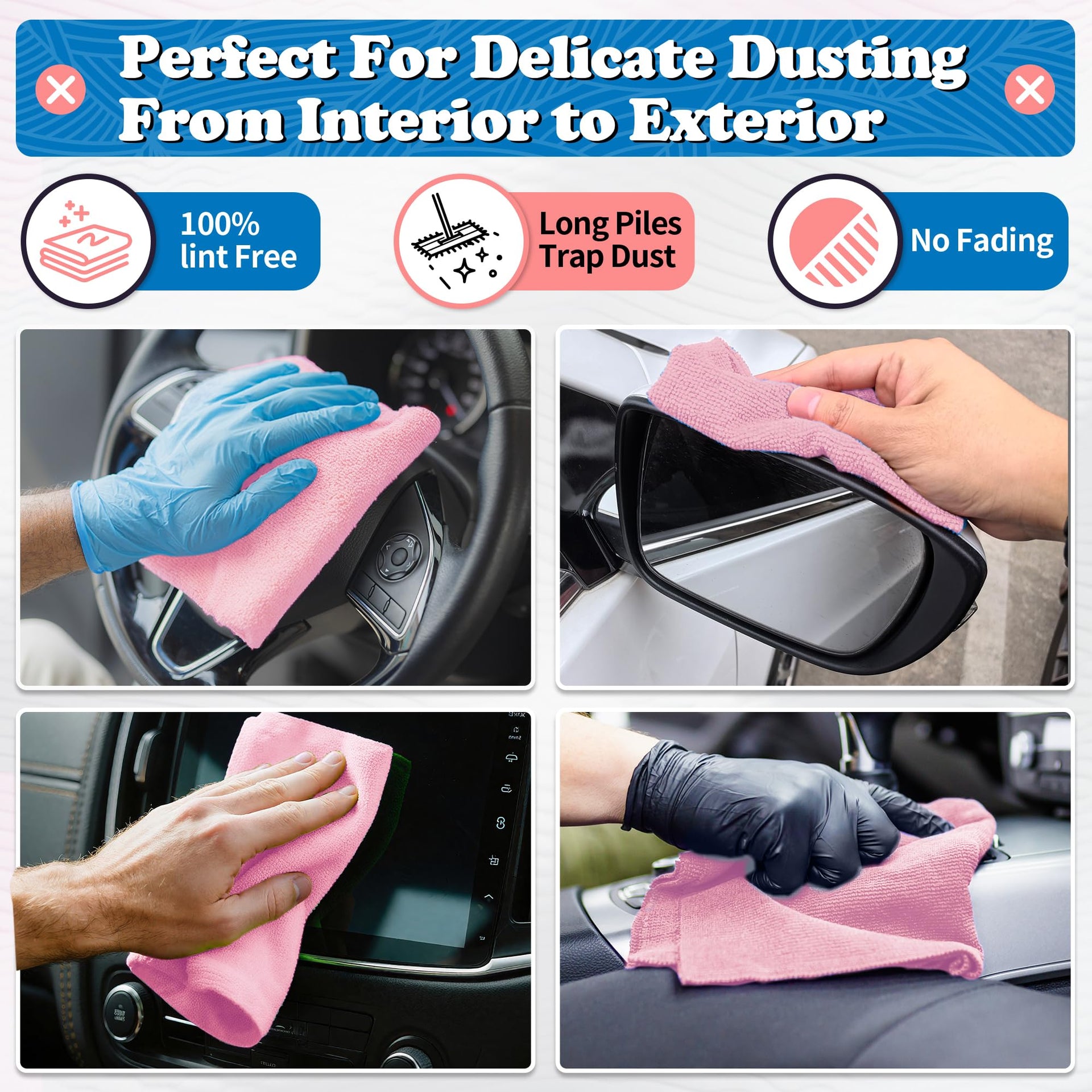 Microfiber Cleaning Cloth (24 Count)