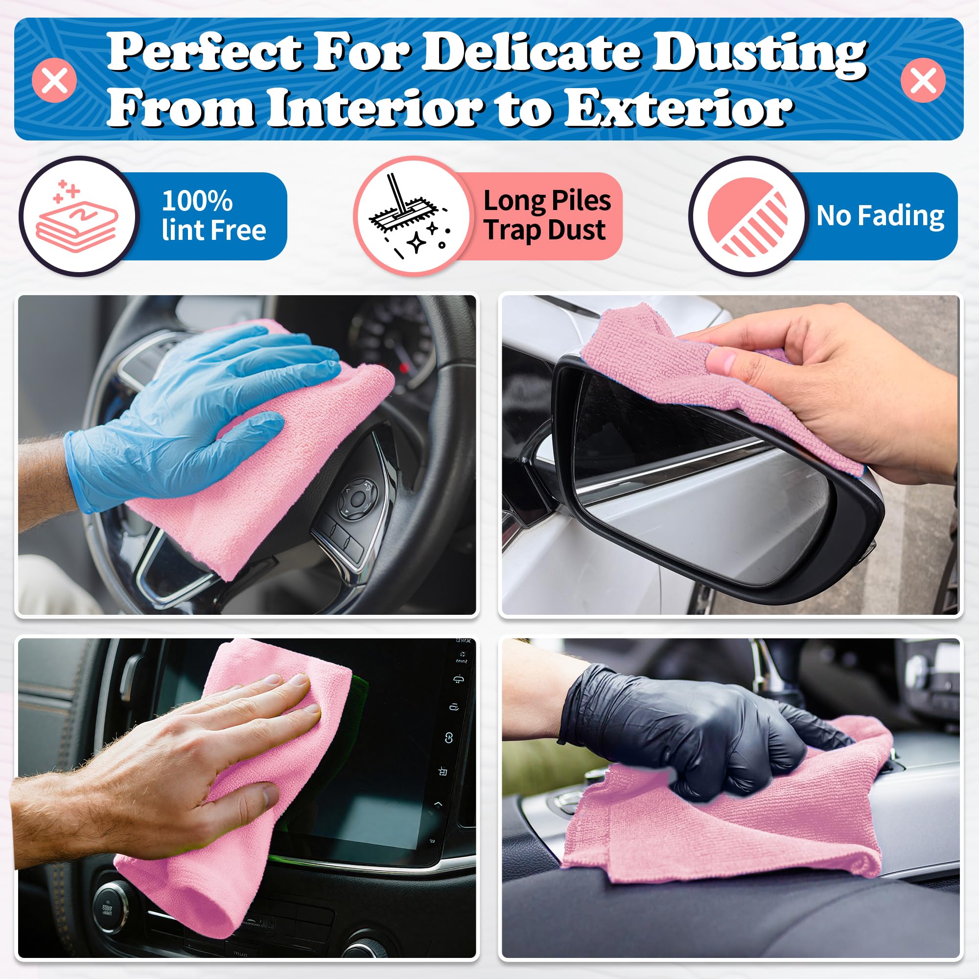 Microfiber Cleaning Cloth (24 Count)