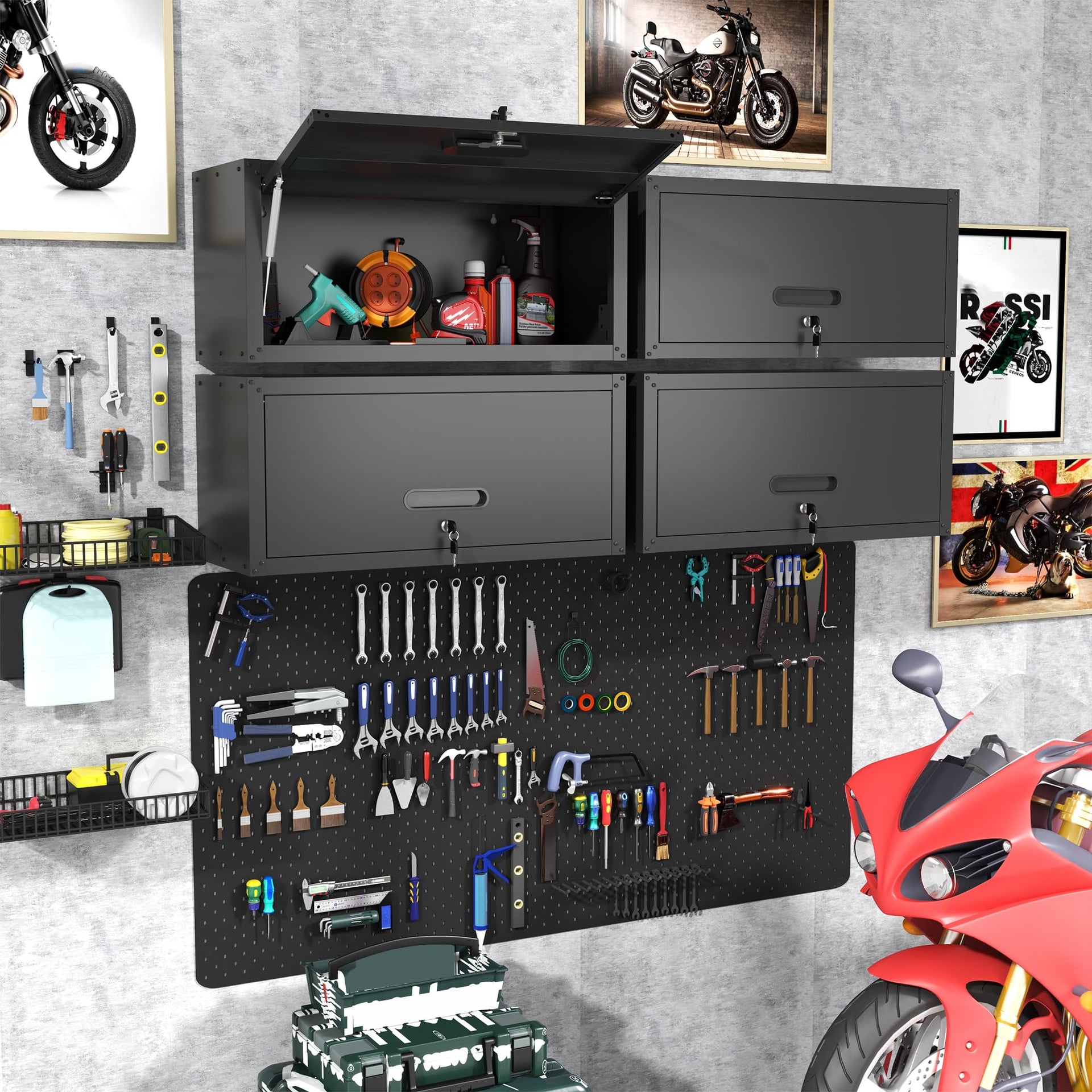 Metal Storage Cabinet for Garage