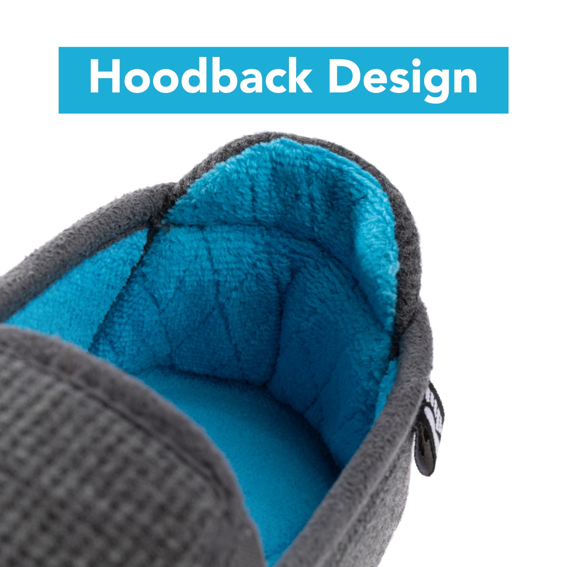 Women's Two Tone Hoodback Slipper with Removable Insole