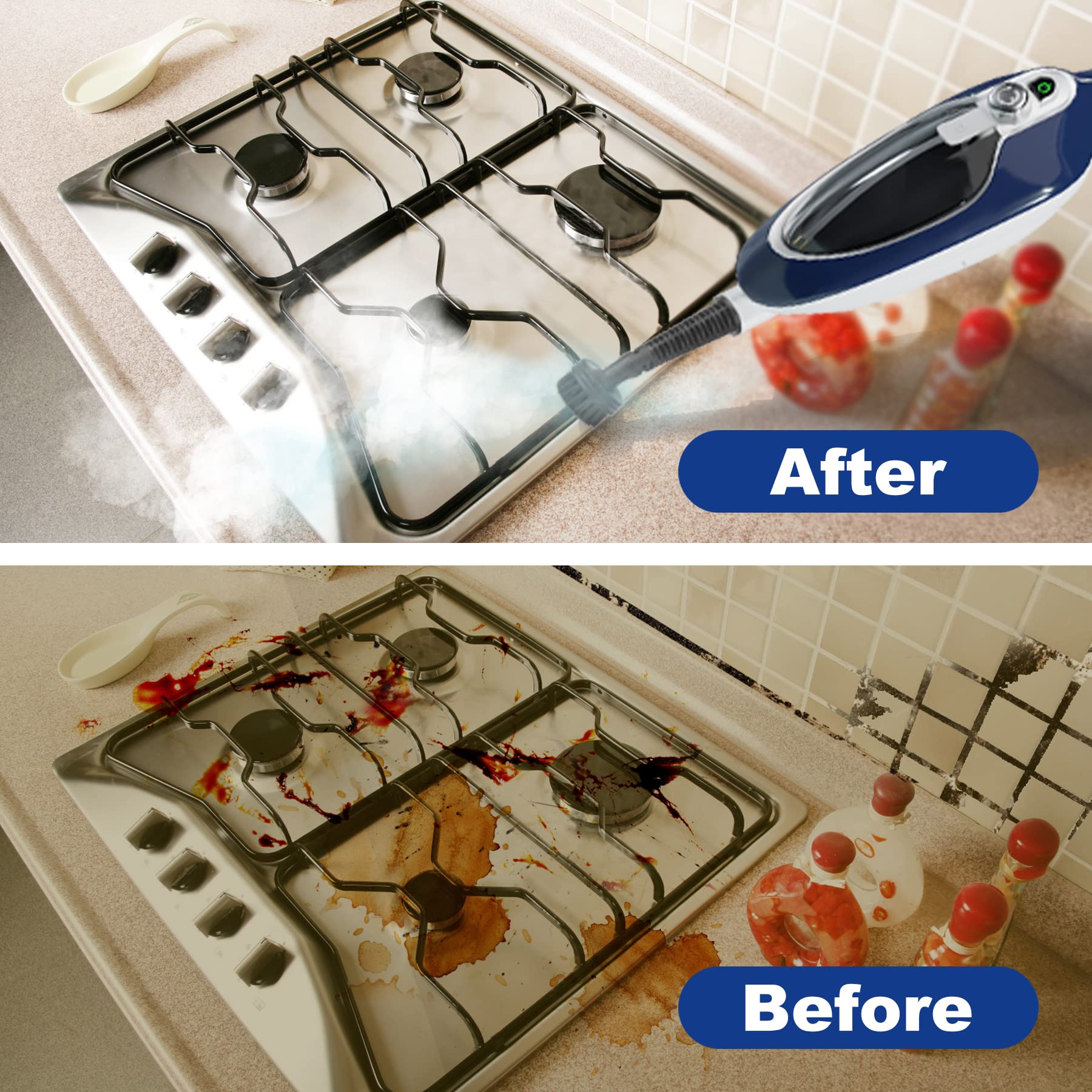 Steam Mop - 10-in-1 Floor Steamer MultiPurpose Steam Cleaner
