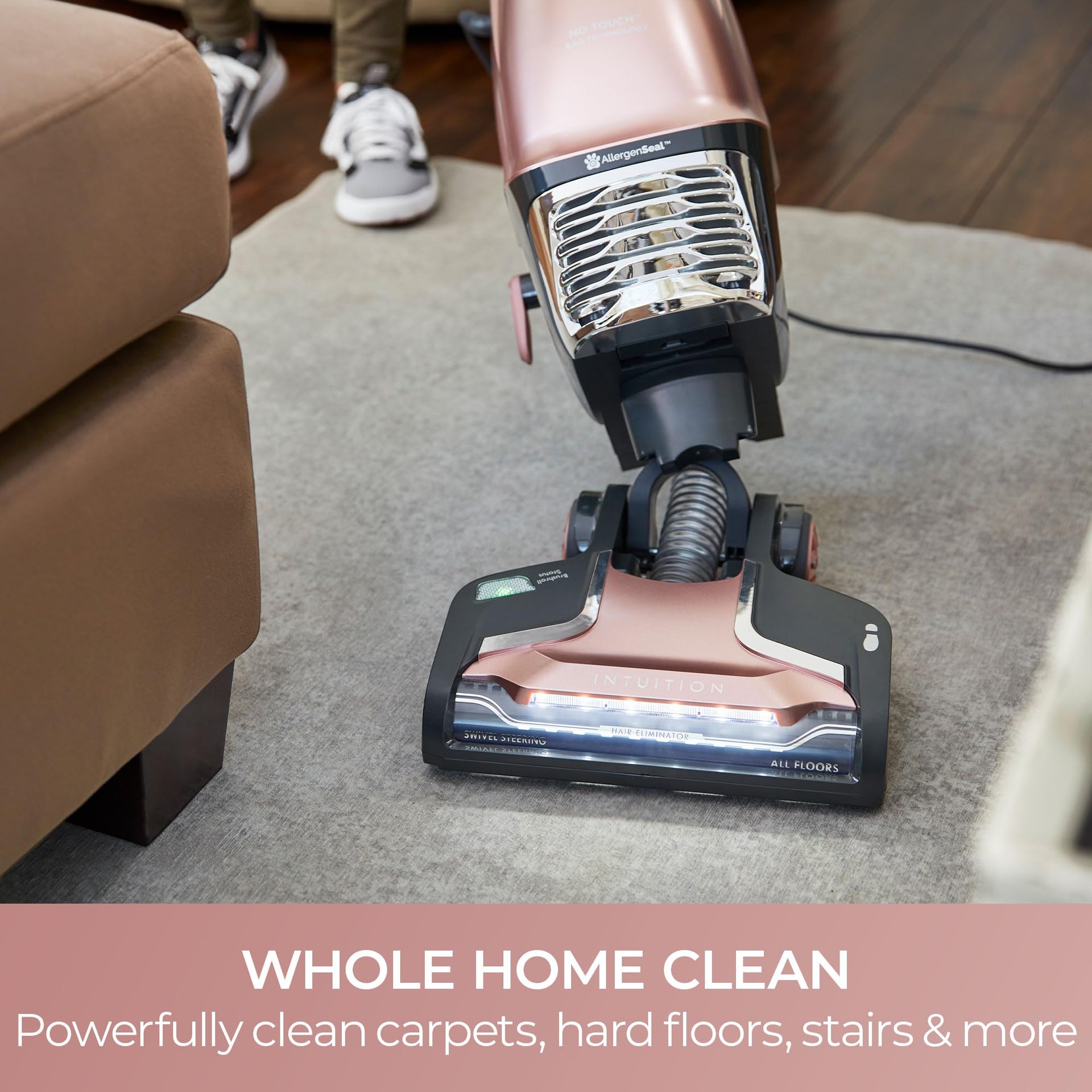 Intuition Bagged Upright Vacuum with Hair Eliminator Brushroll
