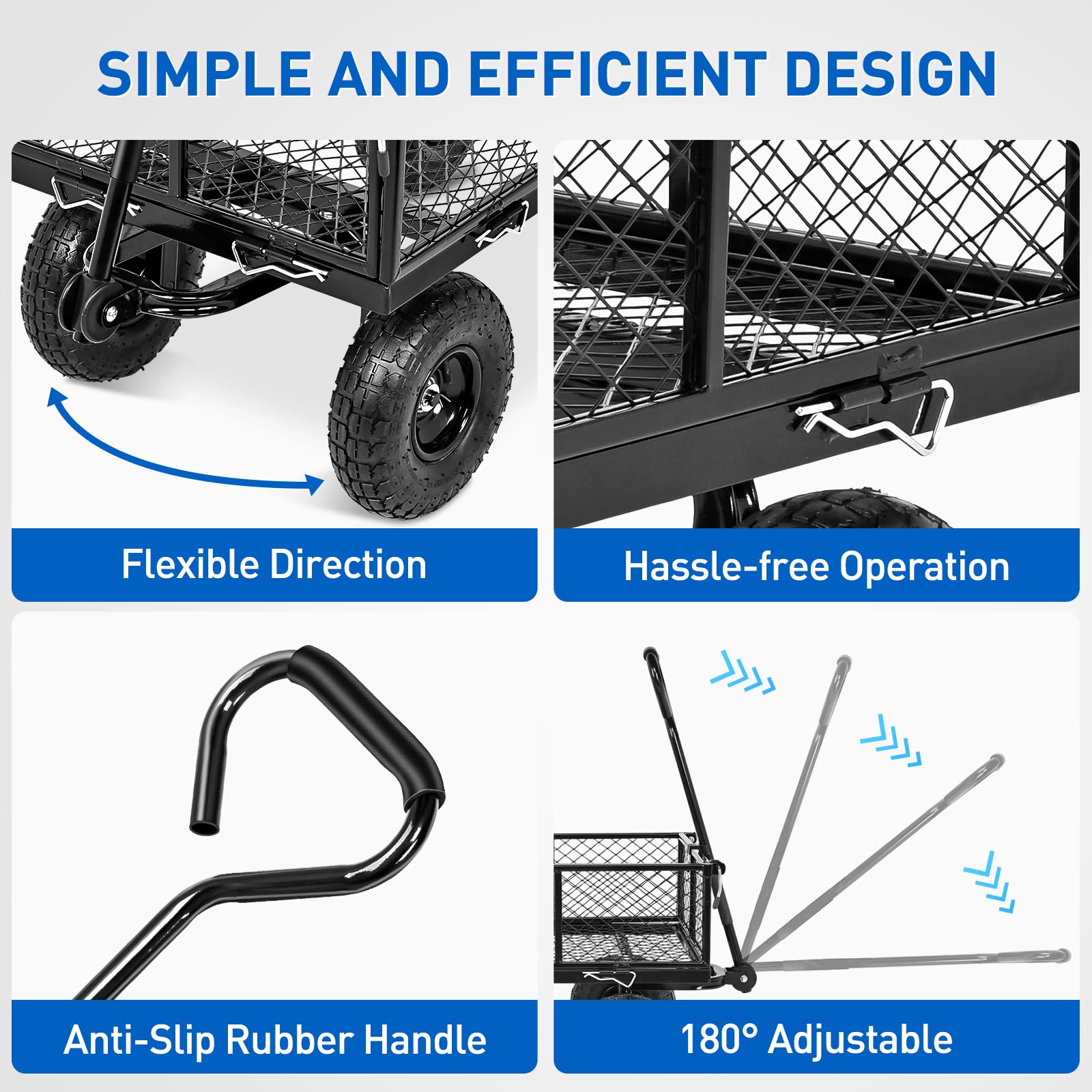 Steel Garden Carts