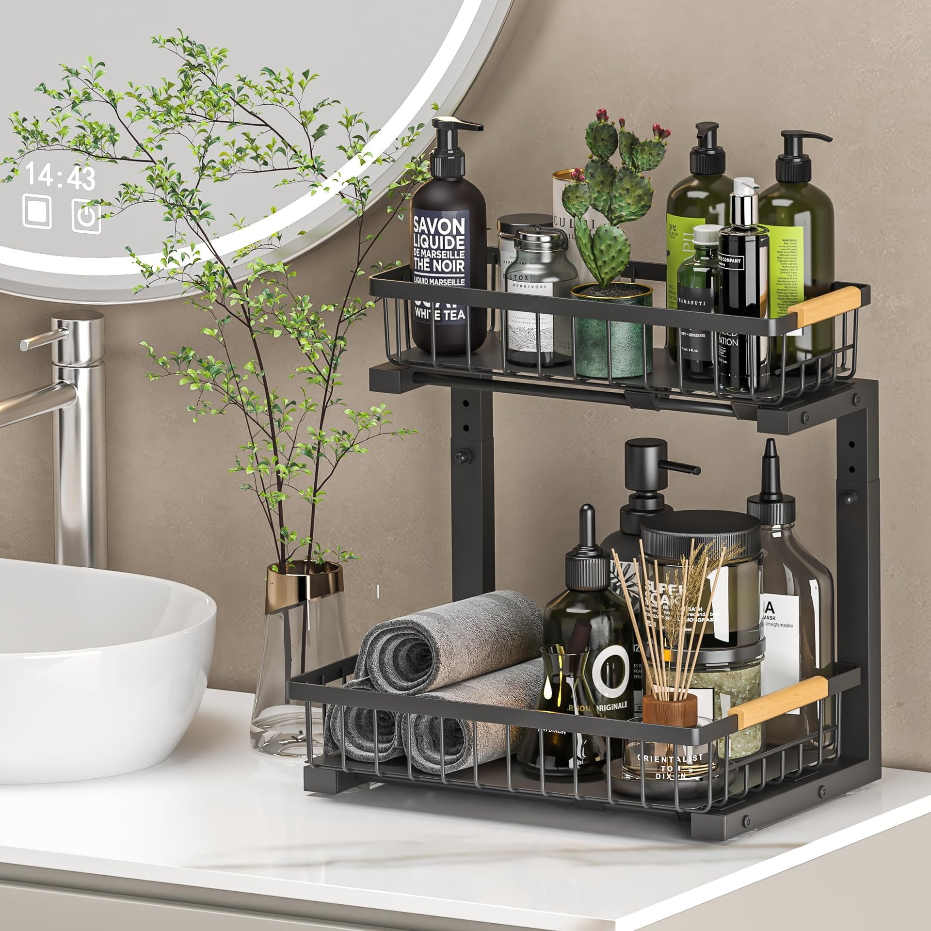 Under Sink Organizer 2 Pack (2 Count)