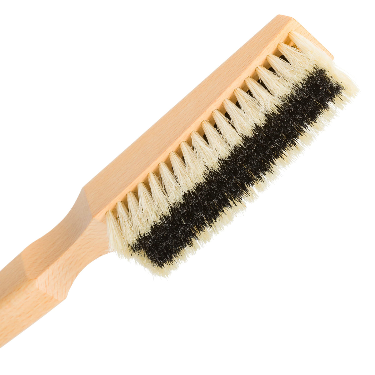 Natural Pig Bristle Cashmere Brush with Oiled Beechwood Handle