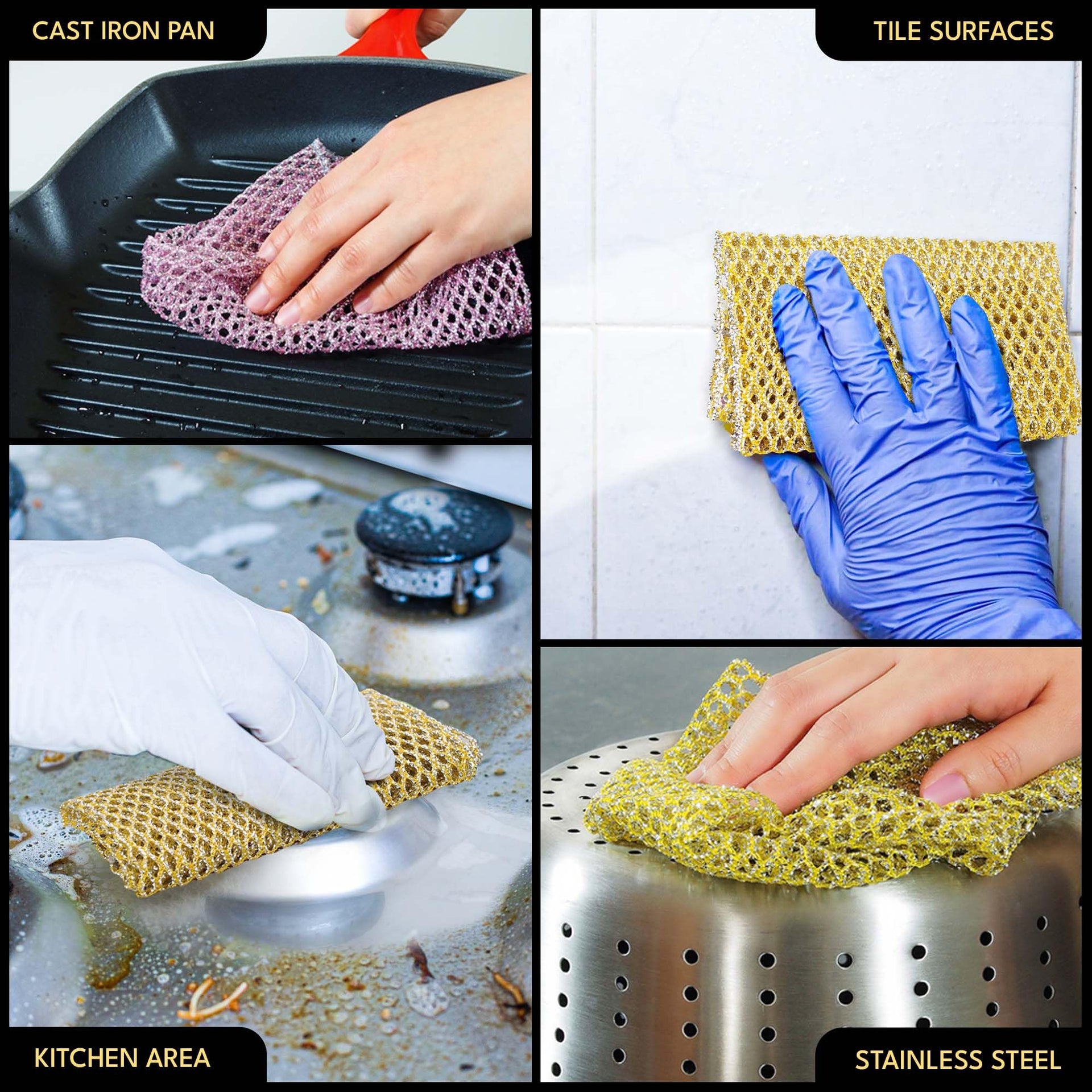 Non Scratch Dish Scrubbers (6 Count)