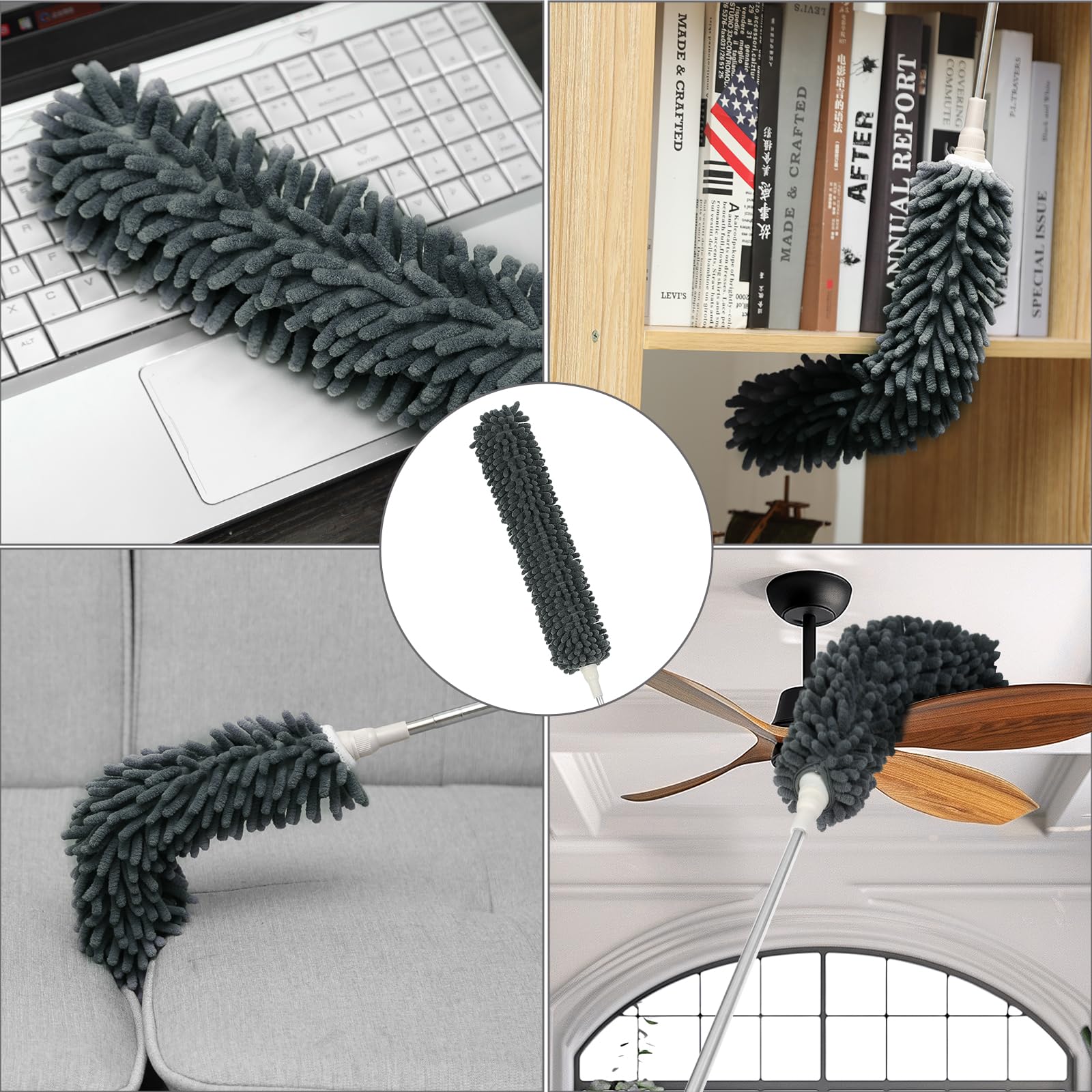 10 PCS Microfiber Feather Duster Kit (10 Count)