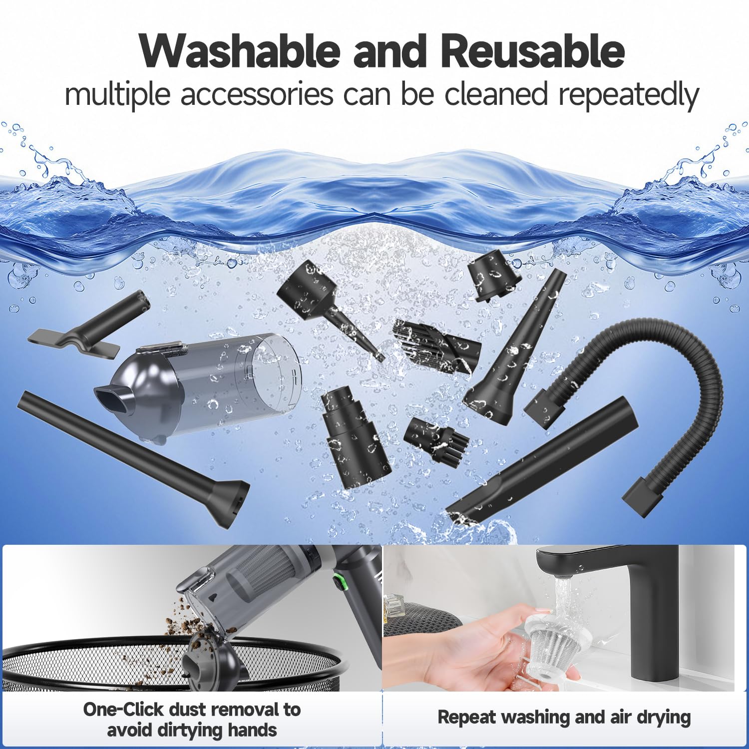 Car Vacuum Portable Cordless