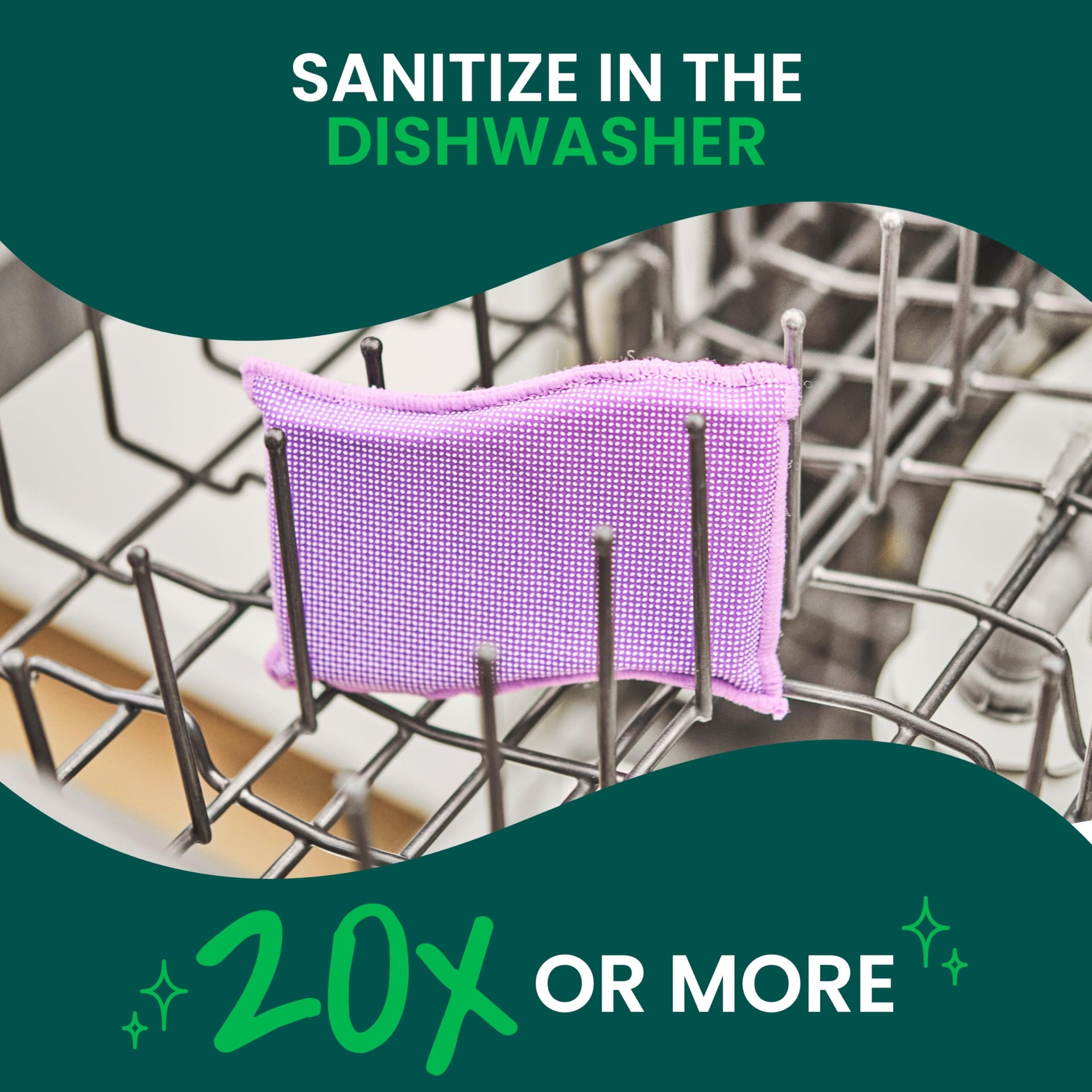 Scotch Brite Stay Clean Scrubber Pads (12 Count)