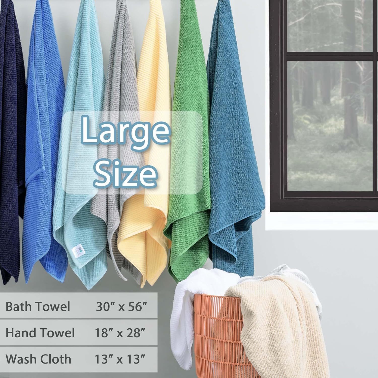 6PC Towel Set (6 Count)