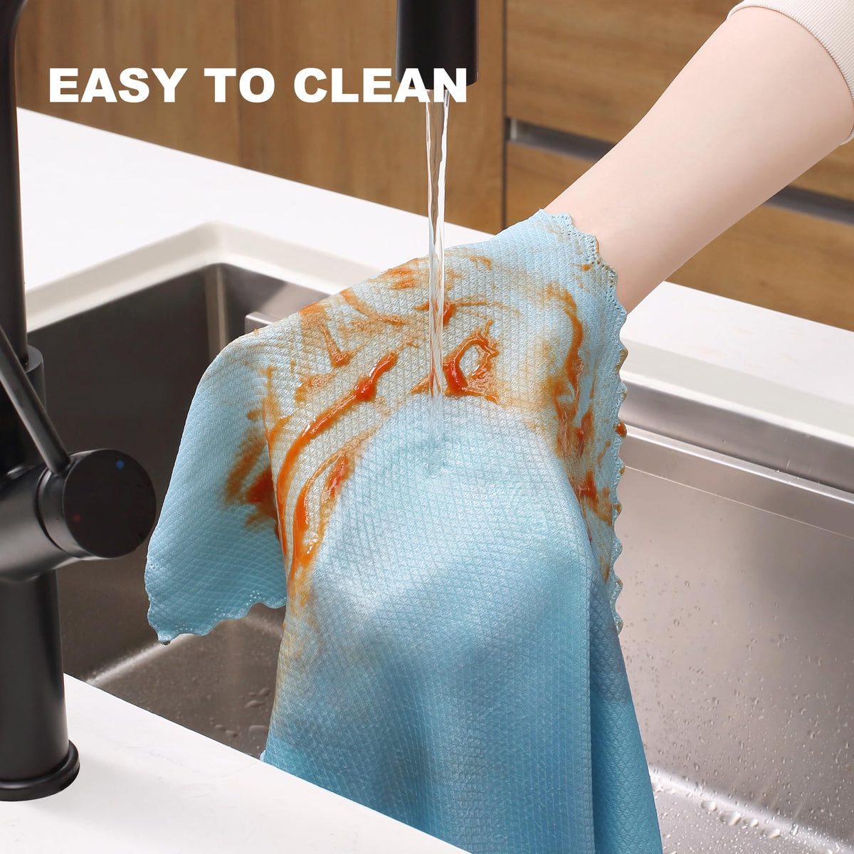 Fish Scale Streak Free Magic Glass Window Cleaning Cloth (5 Count)