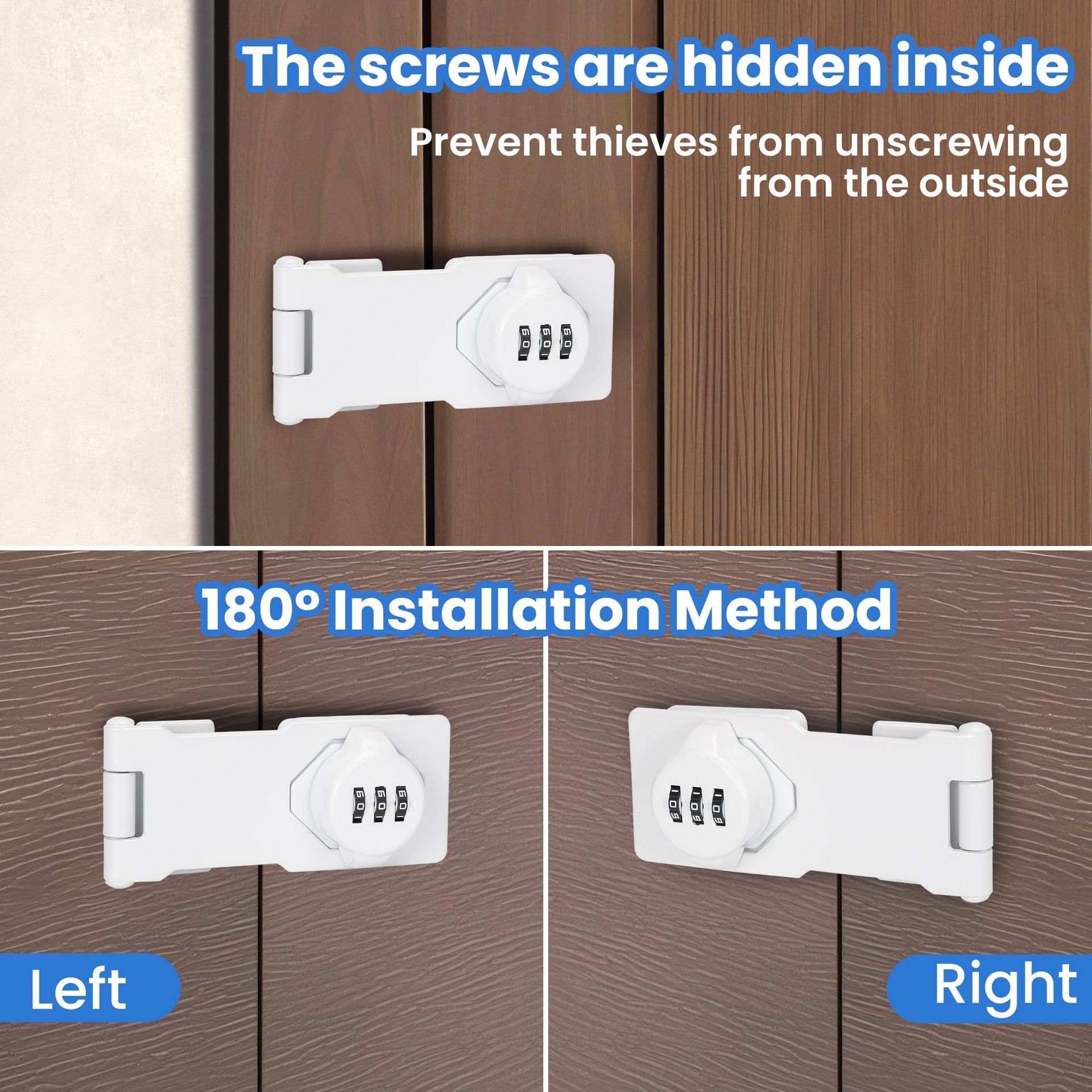Keyless Cabinet Lock with Combination Code