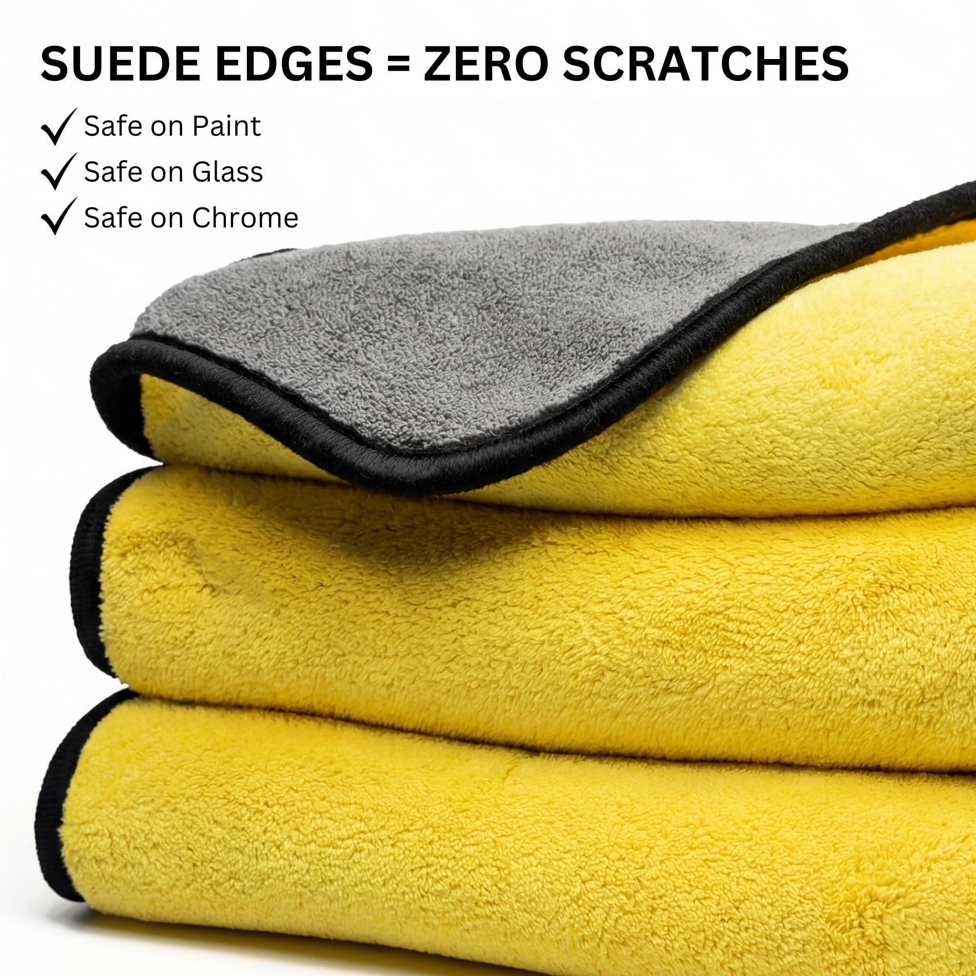 Car Detailing Microfiber Towels (3 Count)