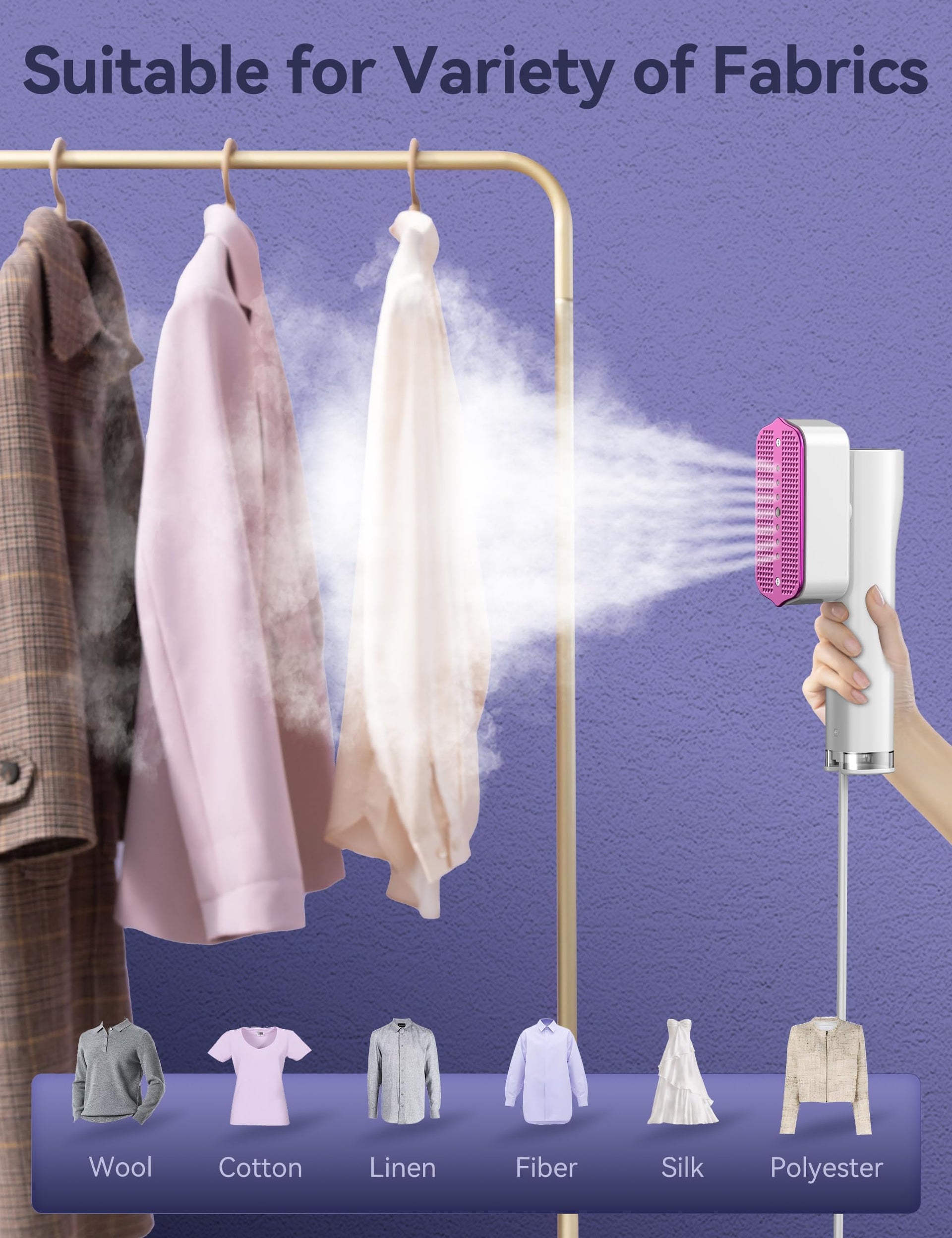 Steamer for Clothes Portable 2